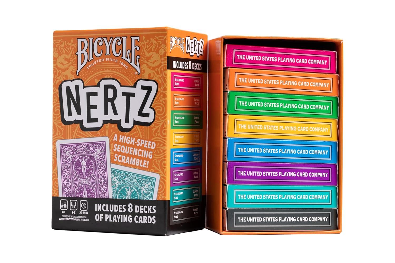 Bicycle Nertz Playing Cards Game Multiplayer Solitaire (up to 8 Players)