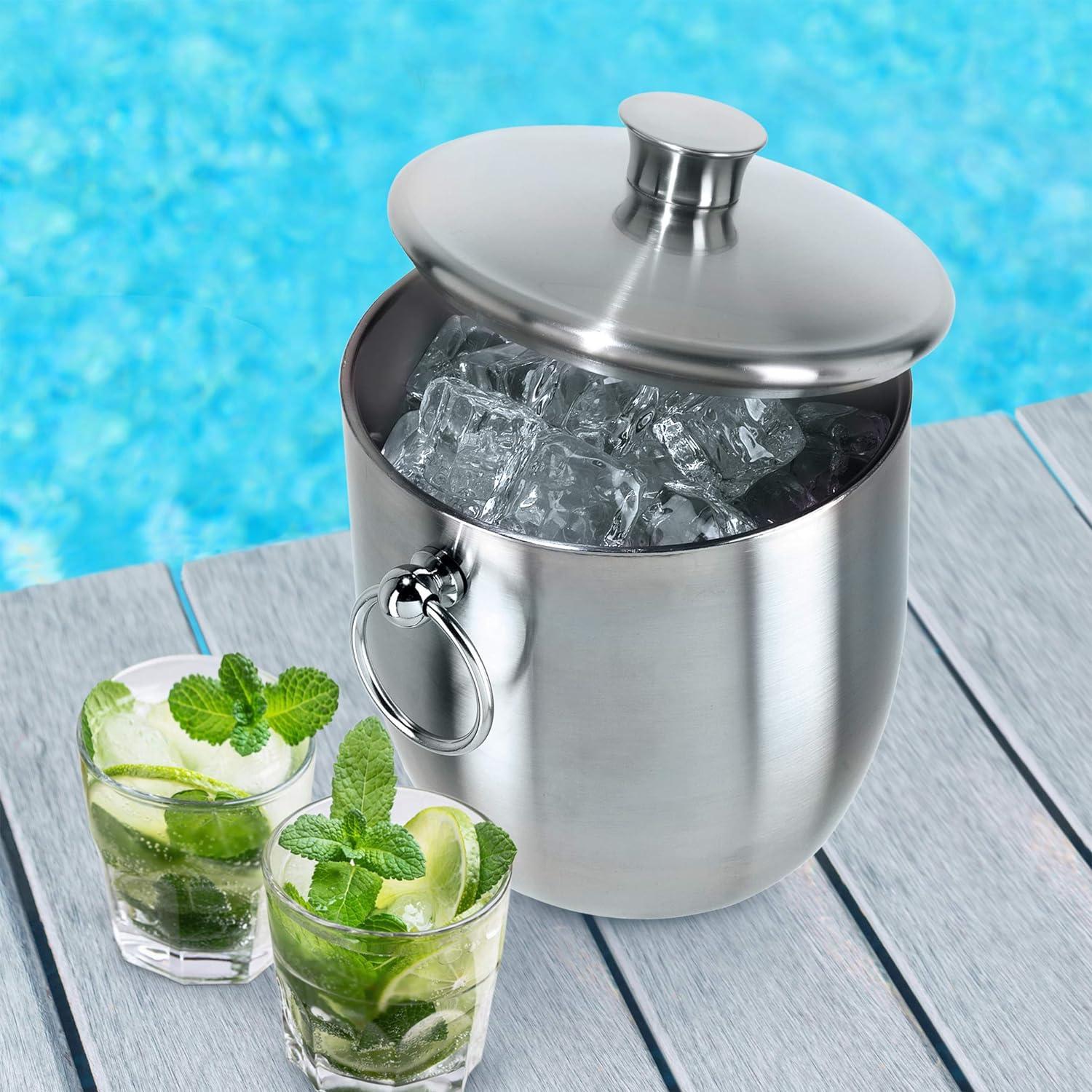 Oggi Barware Stainless Steel Champagne Ice Bucket