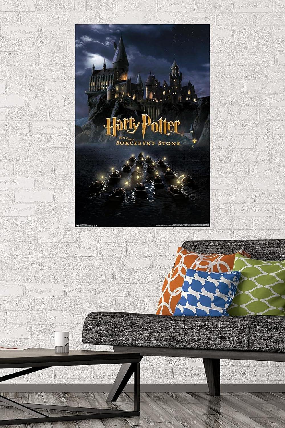 Harry Potter Castle Multicolor Glossy Wall Poster