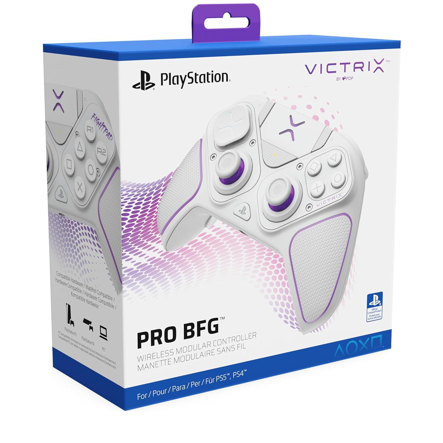 PDP Victrix Pro BFG Wireless Controller for PlayStation 5 - White