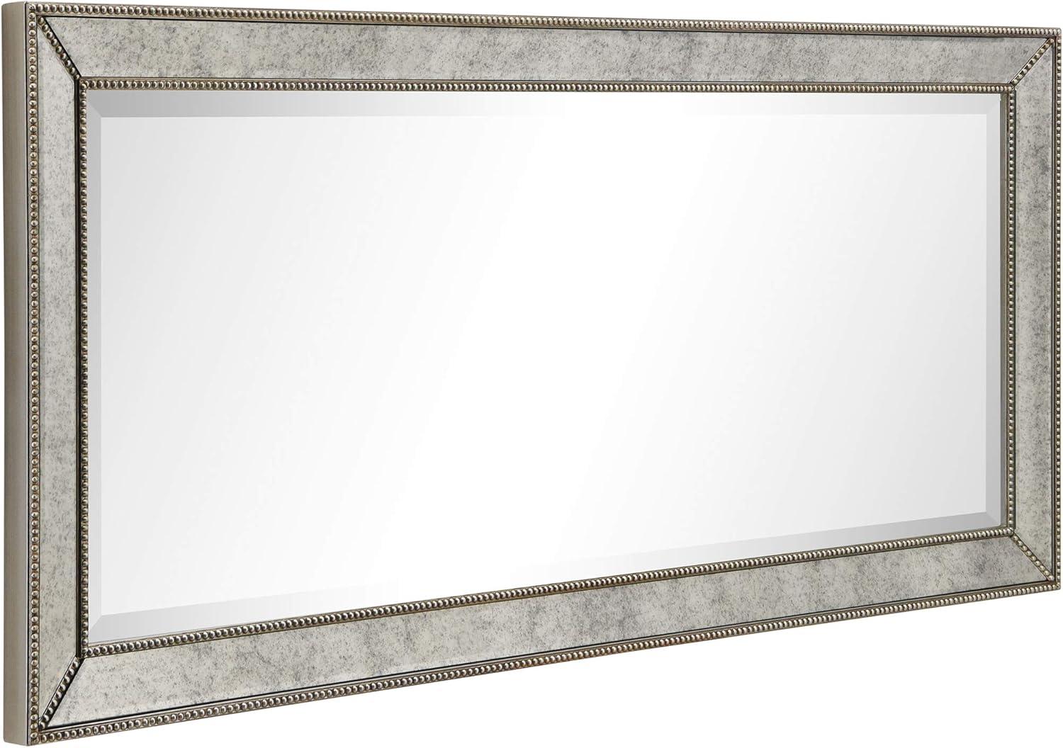 Empire Art Direct Champagne Bead Beveled Mirror, 24" x 54", Ready to Hang