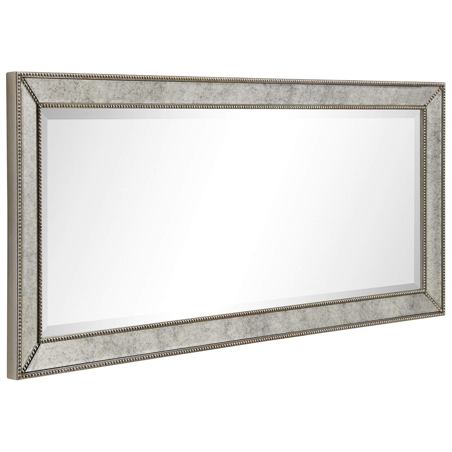 Empire Art Direct Champagne Bead Beveled Mirror, 24" x 54", Ready to Hang