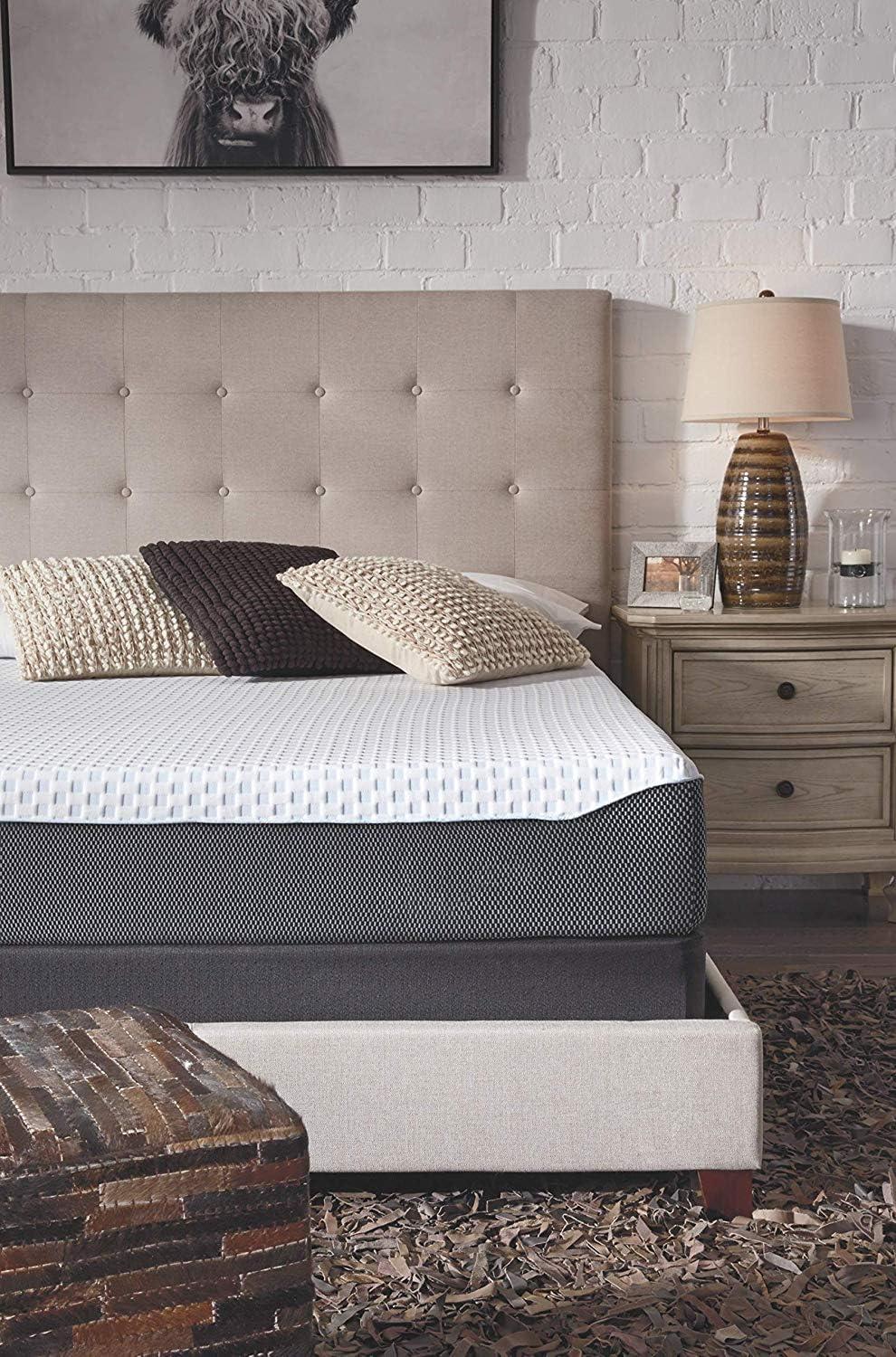 Signature Design by Ashley Chime Elite Charcoal Infused Memory Foam Mattress