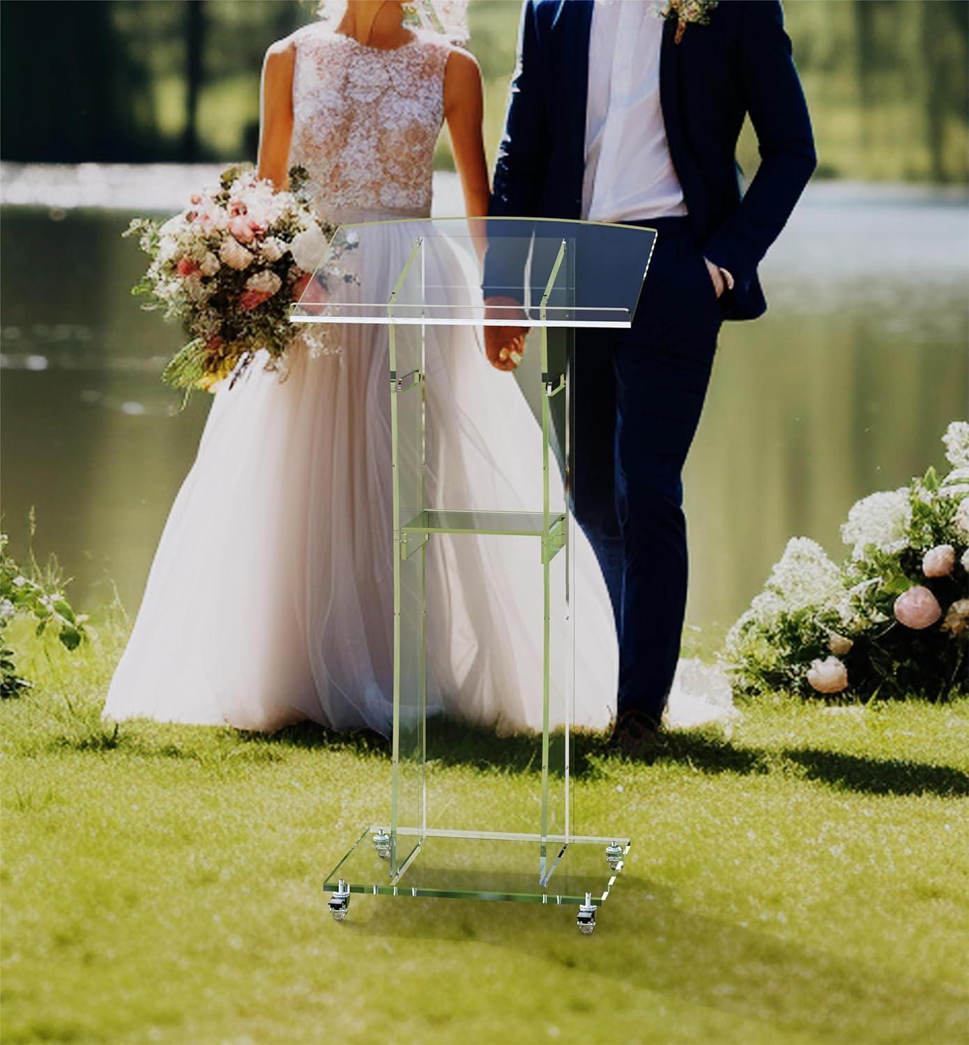 VEVOR 47.2'' Bamboo Full Podium