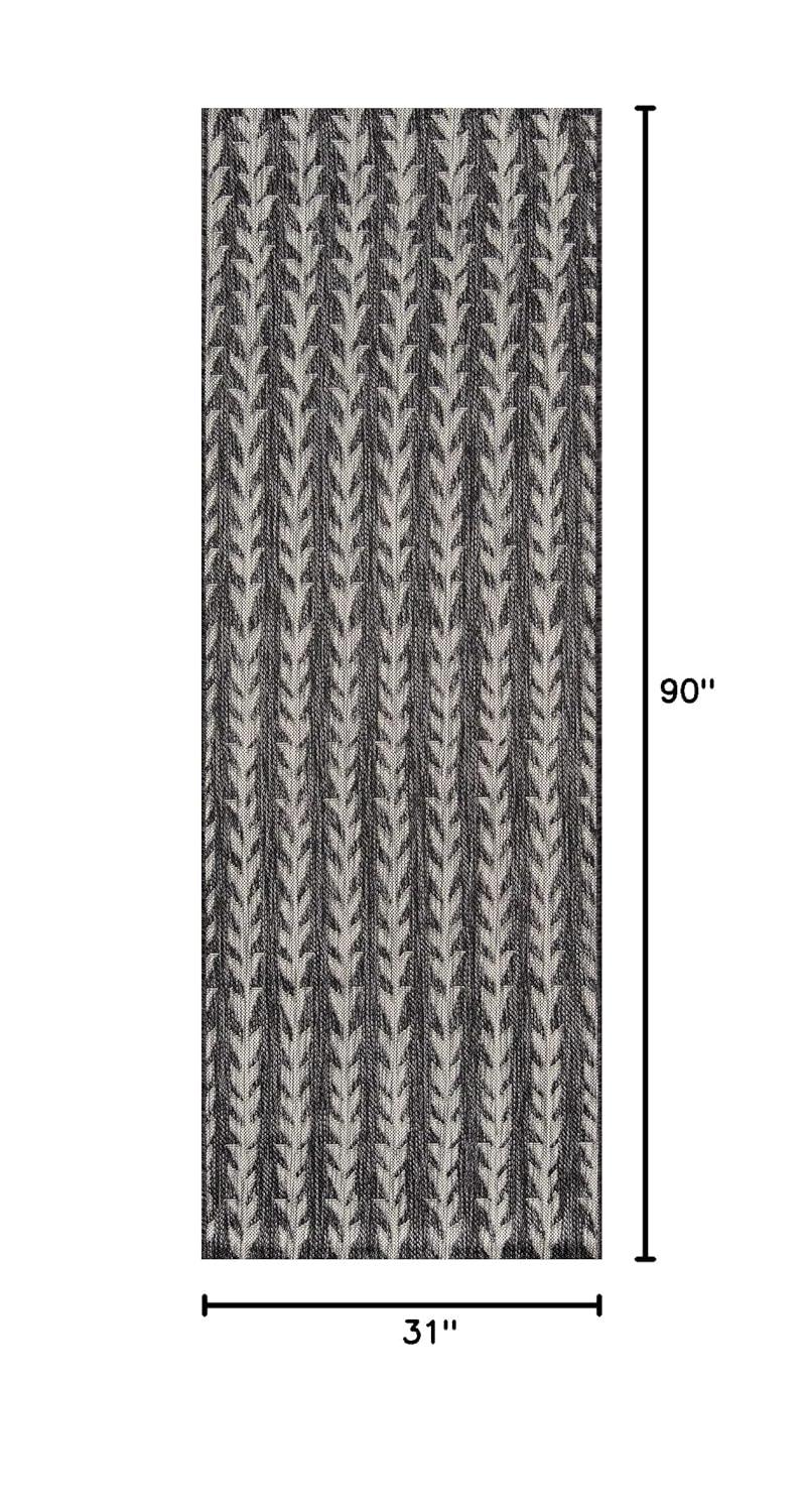 Amalfi Charcoal/Gray Indoor/Outdoor Rug