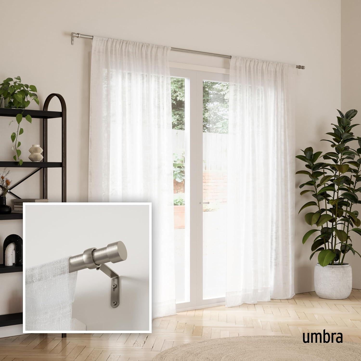 Umbra Cappa Adjustable Single Curtain Rod