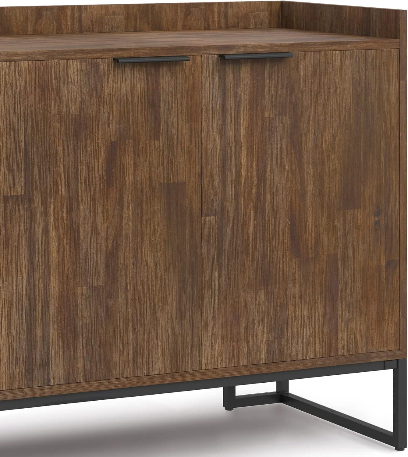 Milverton SOLID WOOD & Metal54"WD.Sideboard Buffet in Rustic Natural Aged Brown