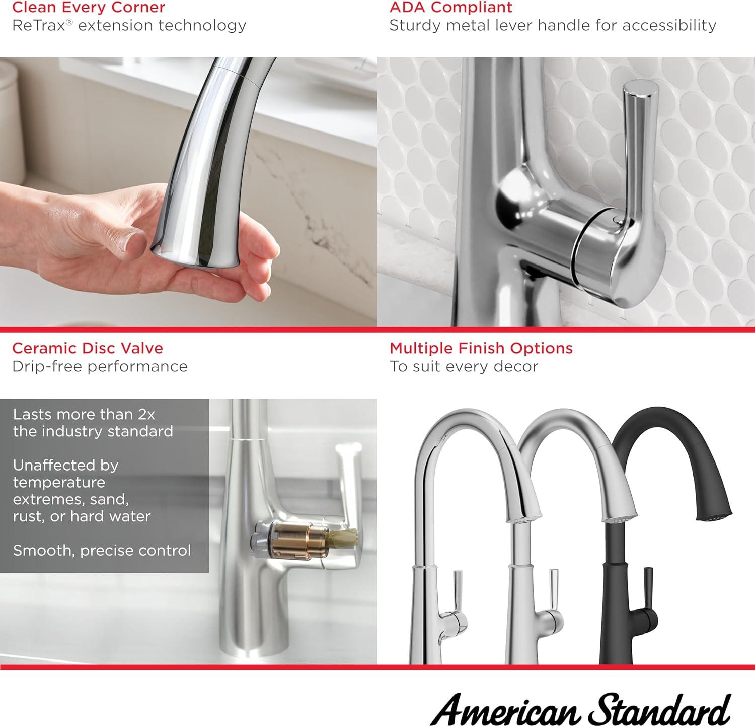Pull Down Touch Single Handle Kitchen Faucet with Handle
