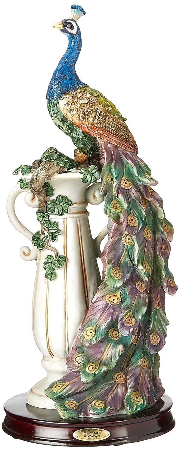 Design Toscano The Peacock's Sanctuary Sculpture
