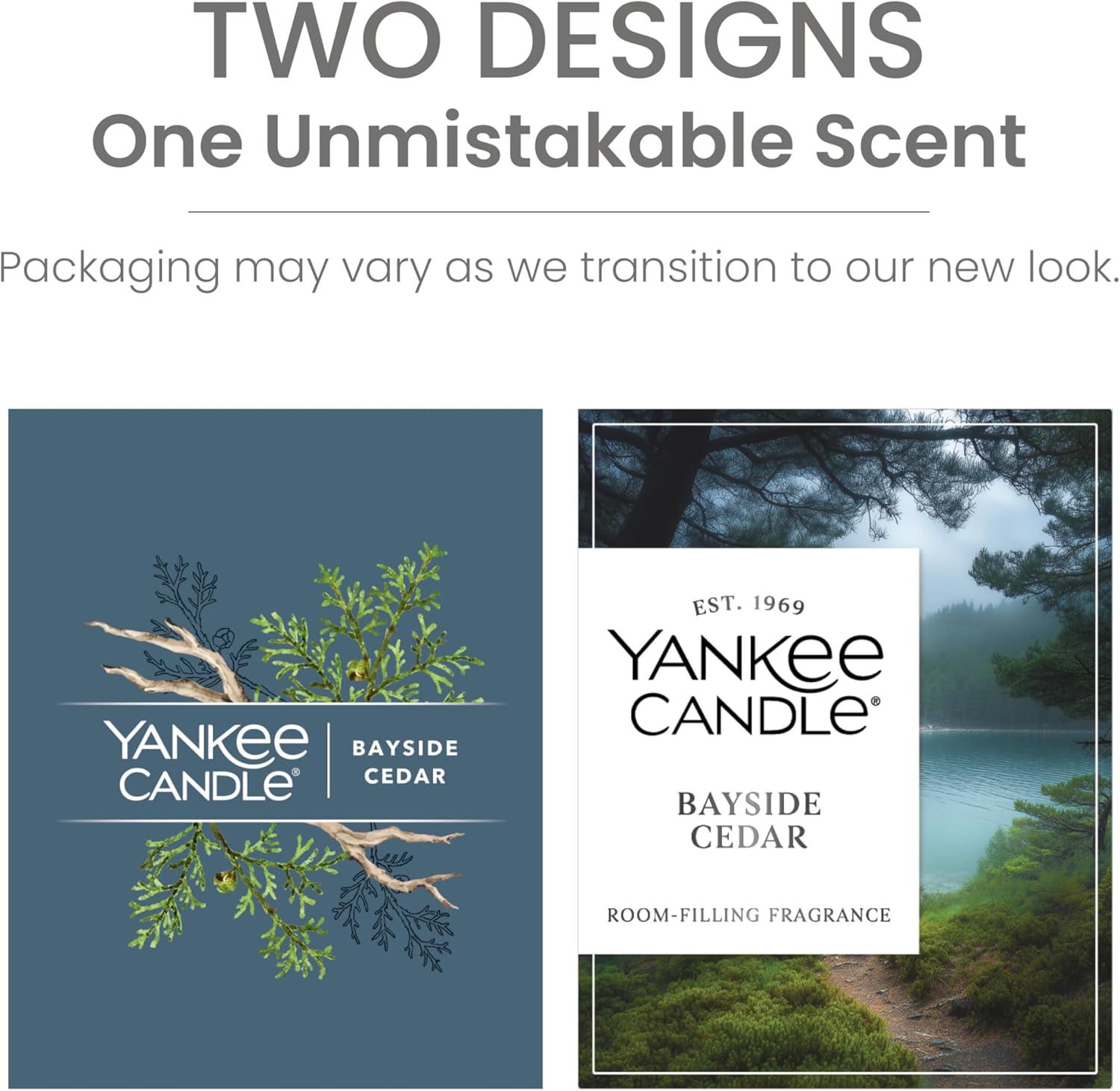 YANKEE CANDLE Signature Bayside Cedar Scented Tumbler Candle