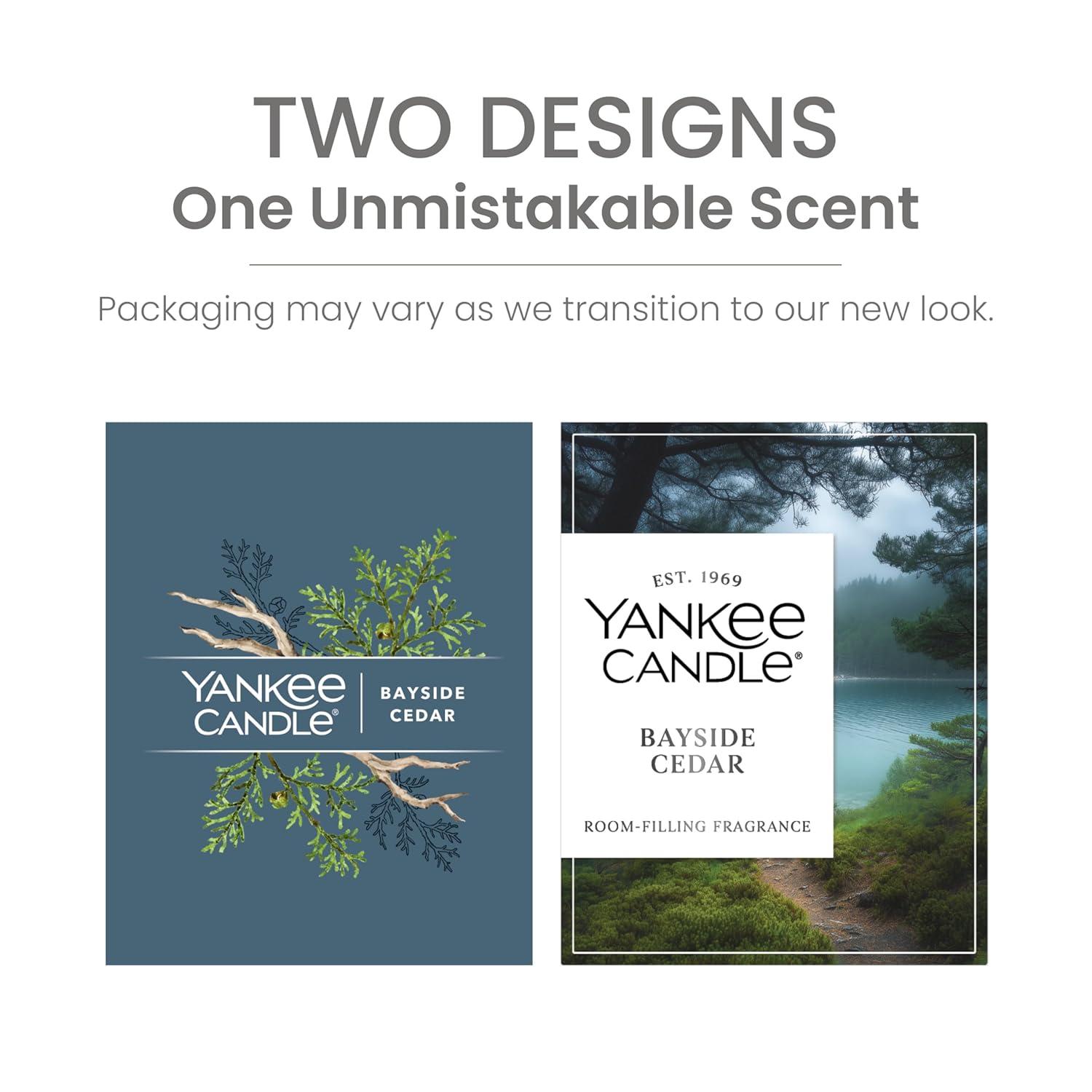 YANKEE CANDLE Signature Bayside Cedar Scented Tumbler Candle