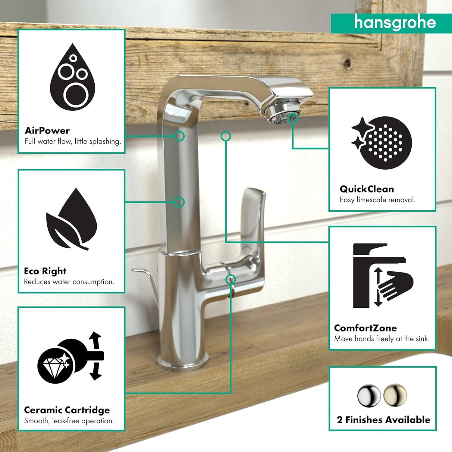 Metris Single Hole Standard Bathroom Faucet
