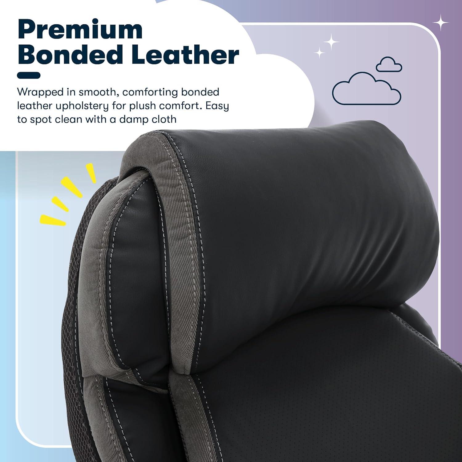 Serta Serta Jackson Big and Tall Executive Office Chair with AIR Technology and Smart Layers