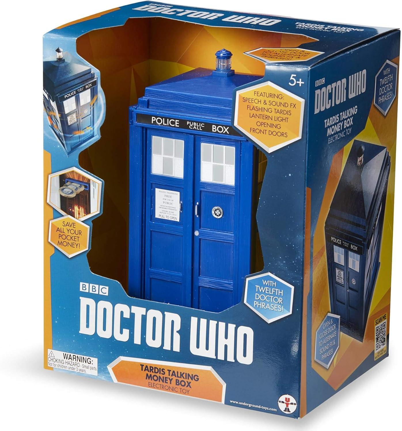Seven20 Doctor Who Electronic TARDIS Talking Money Bank