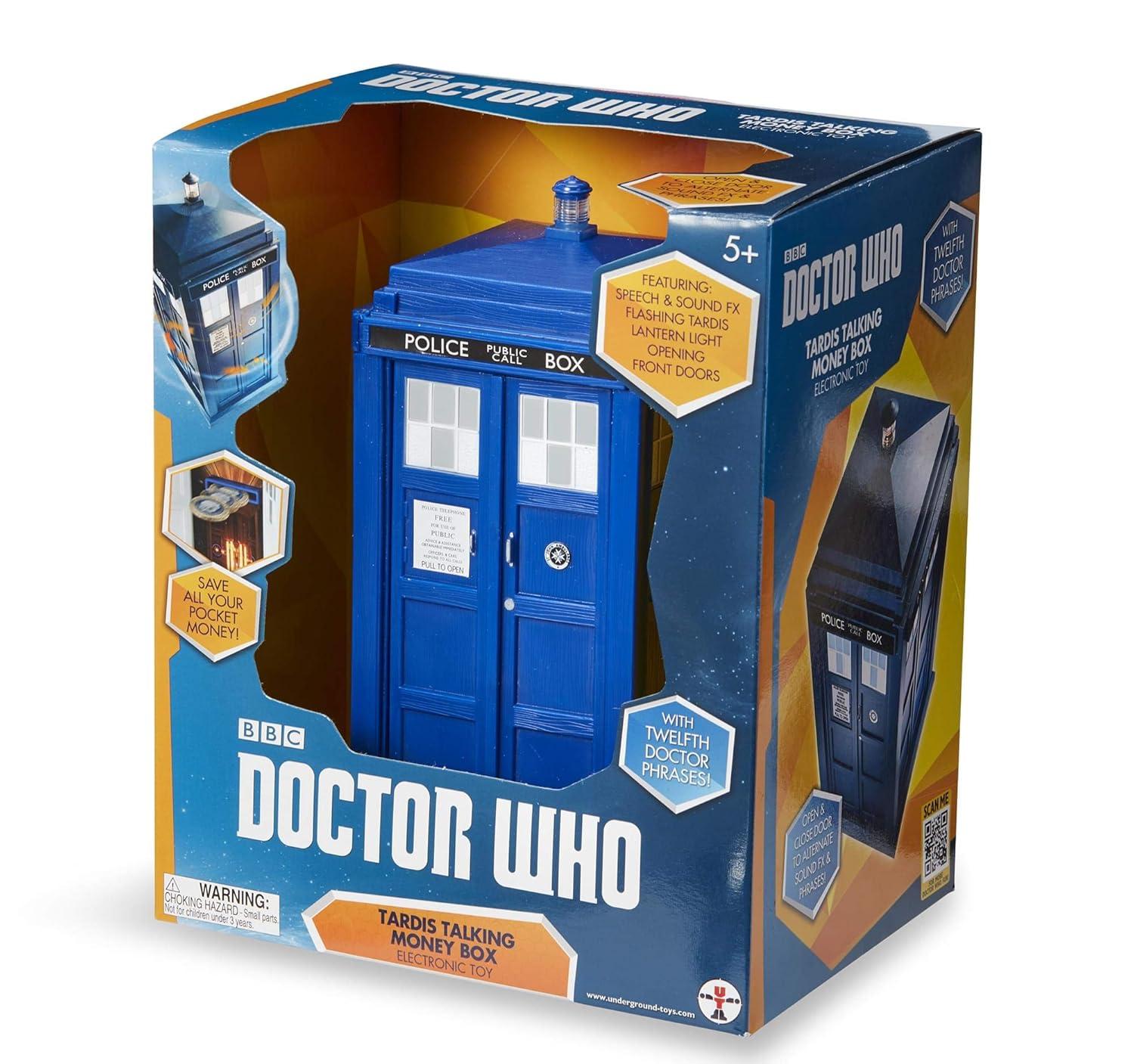 Seven20 Doctor Who Electronic TARDIS Talking Money Bank