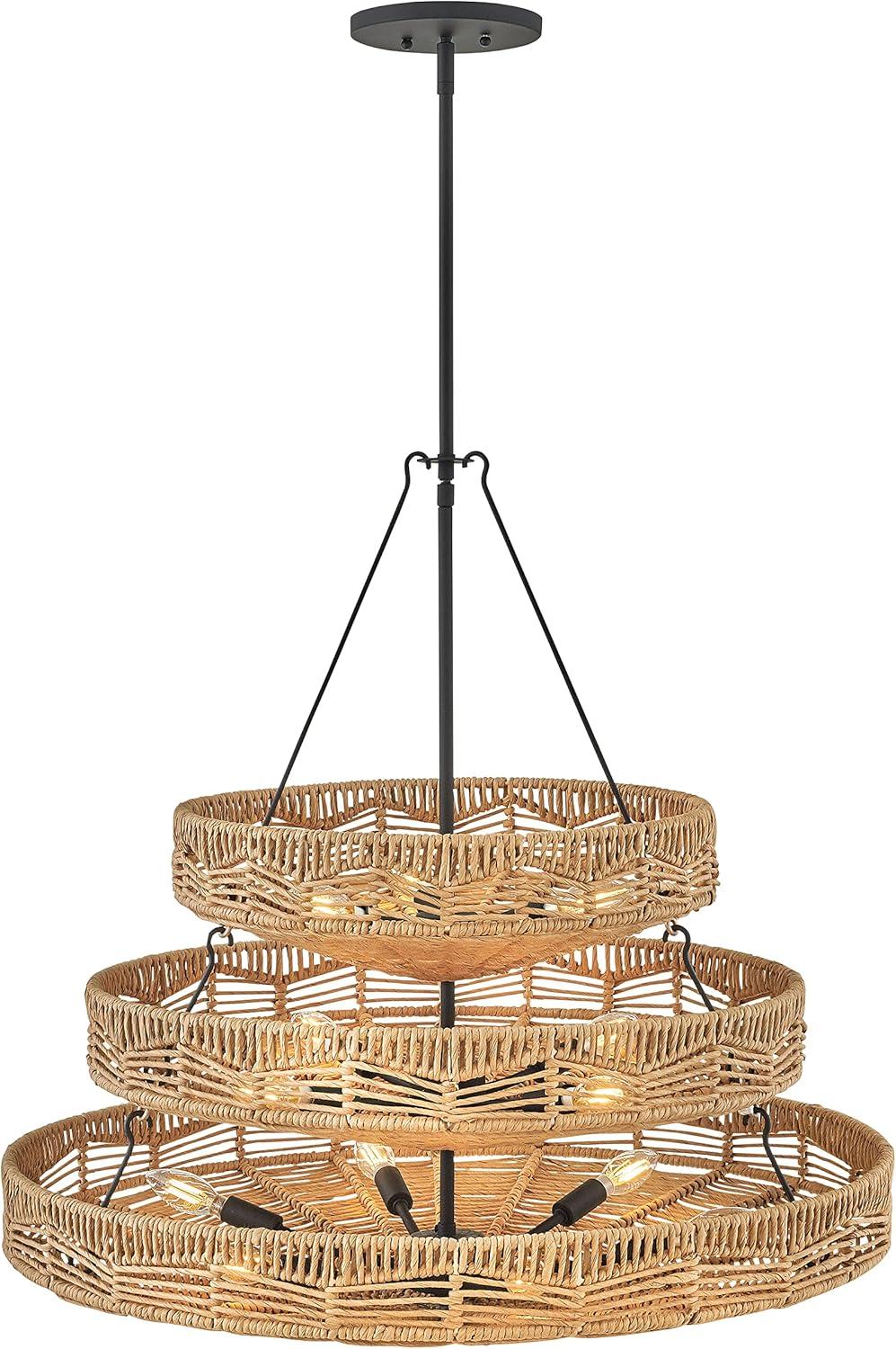 13 - Light Unique Tiered Chandelier