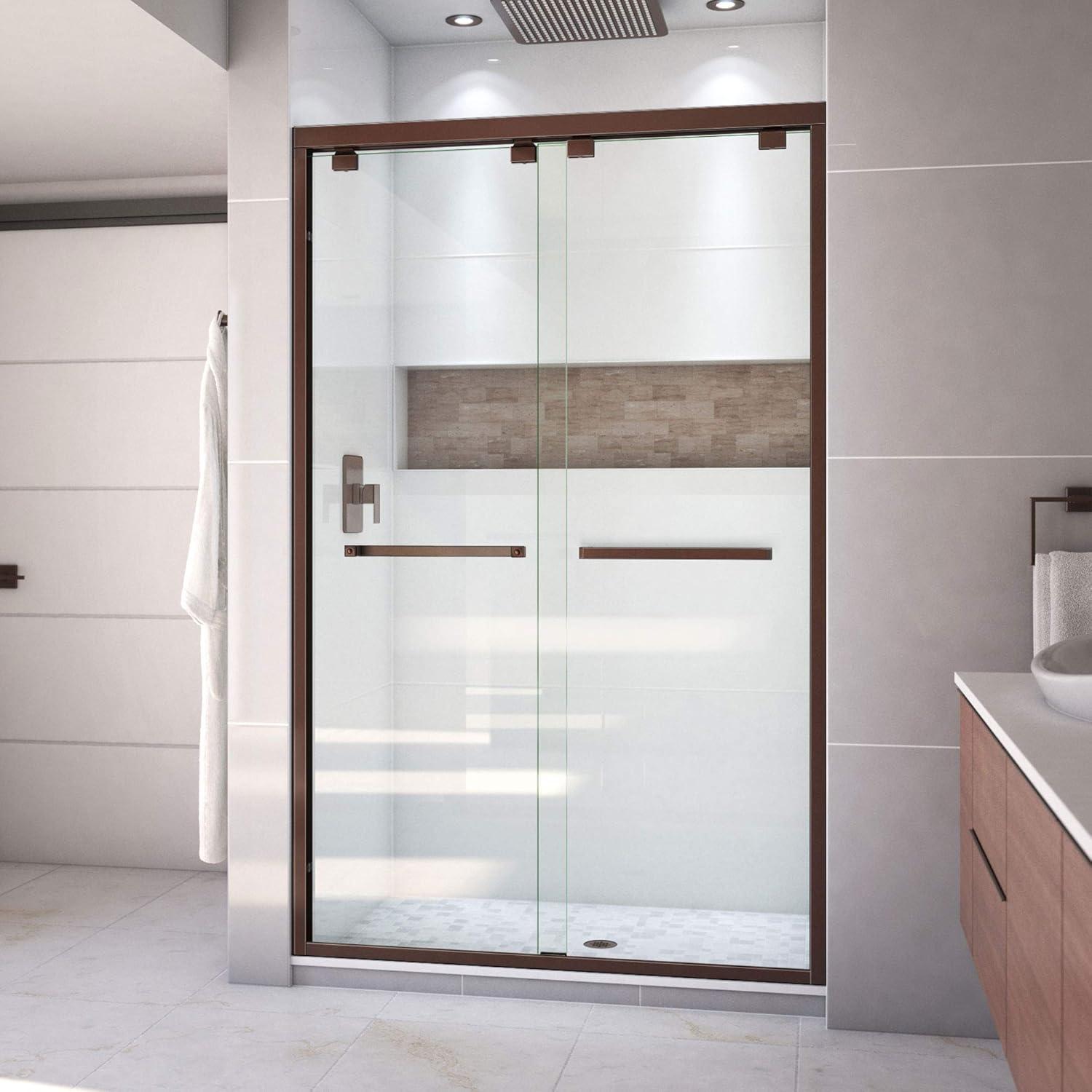 Encore 44" W x 76" Frameless Shower Door with ClearMax Technology
