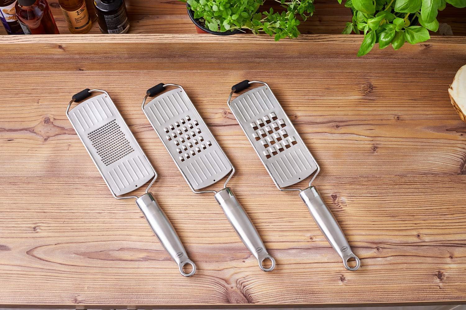 Rosle 95005 Kitchen Collection Stainless Steel Grater/Slicer Fine Stainless