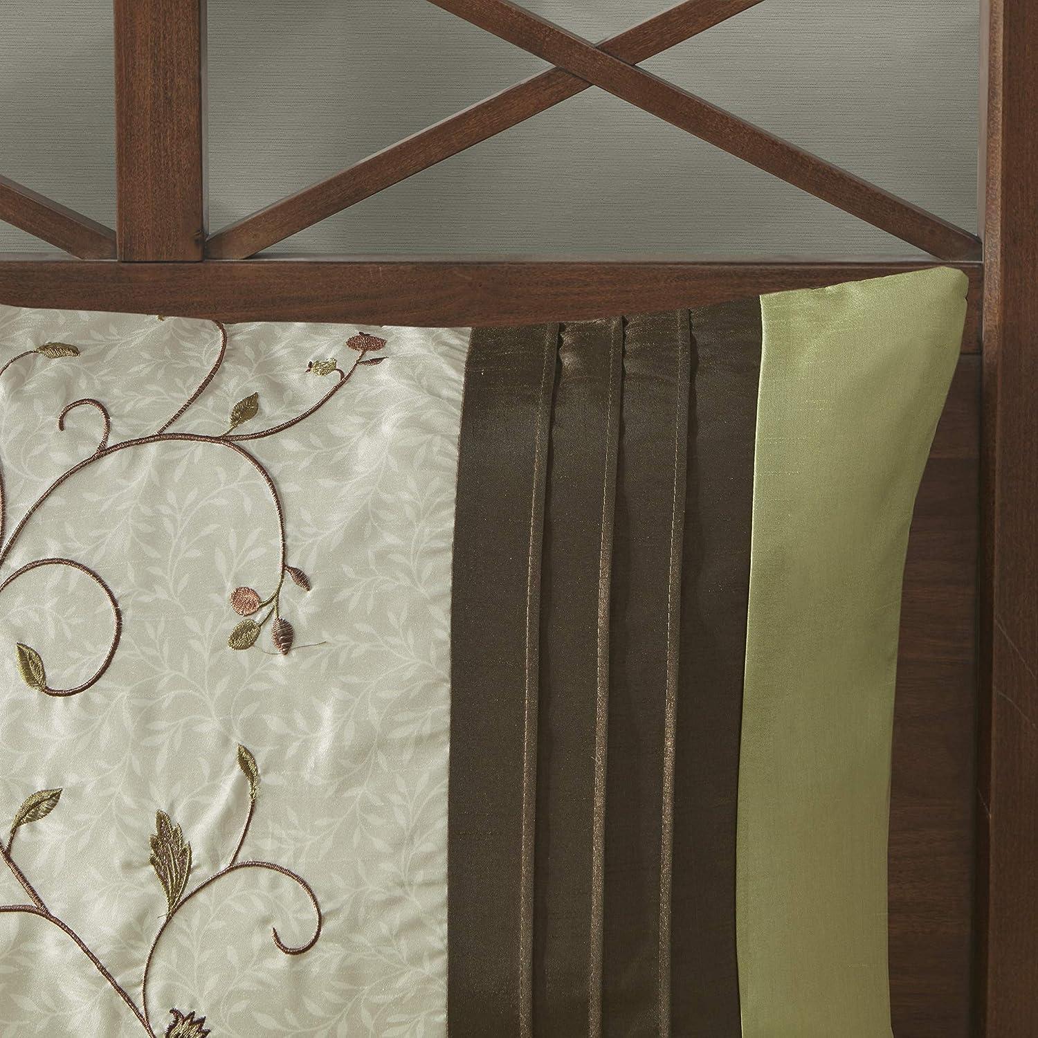 Madison Park Serene Embroidered 7 Piece Comforter Set