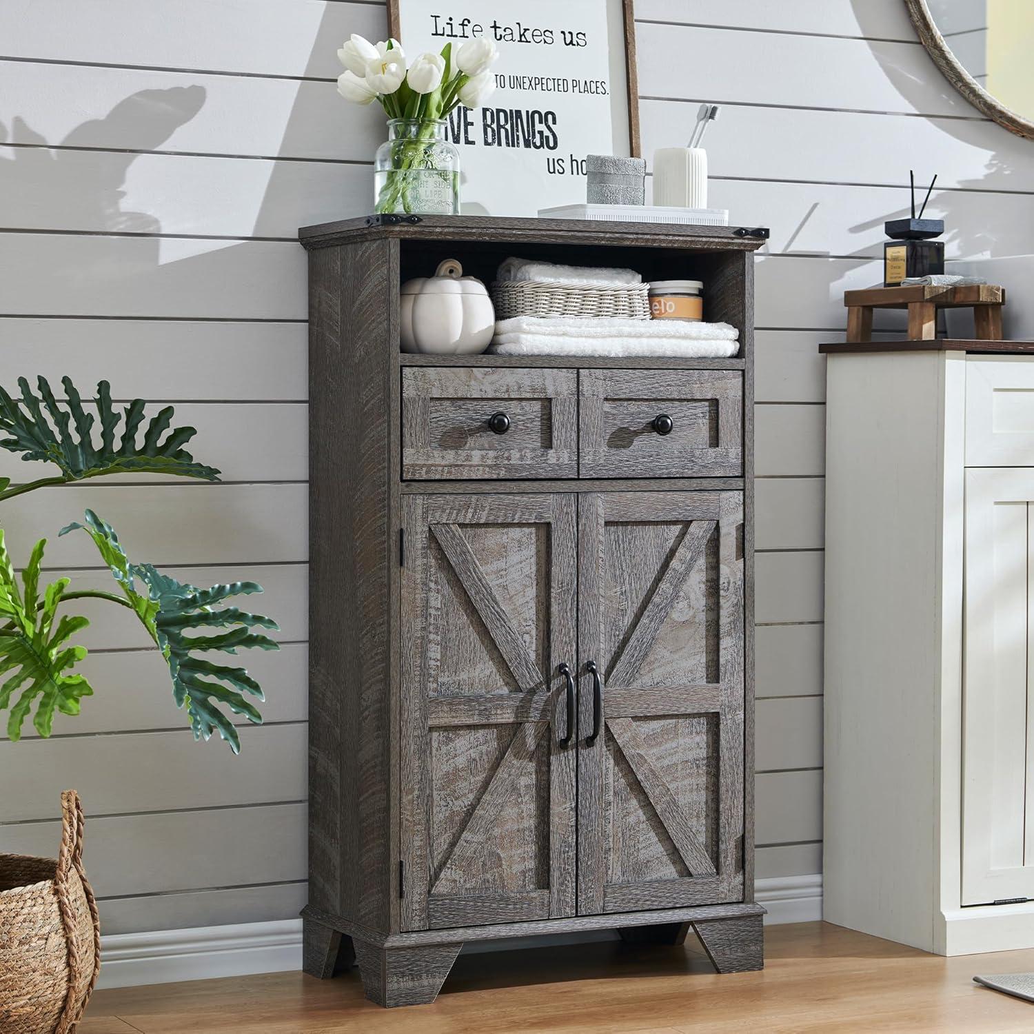 24" Bathroom Floor Cabinet, Bathroom Storage Cabinet