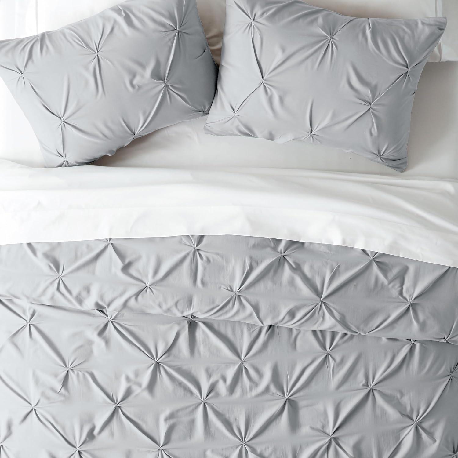 Becky Cameron Pinch Pleat Textured Duvet Cover Set