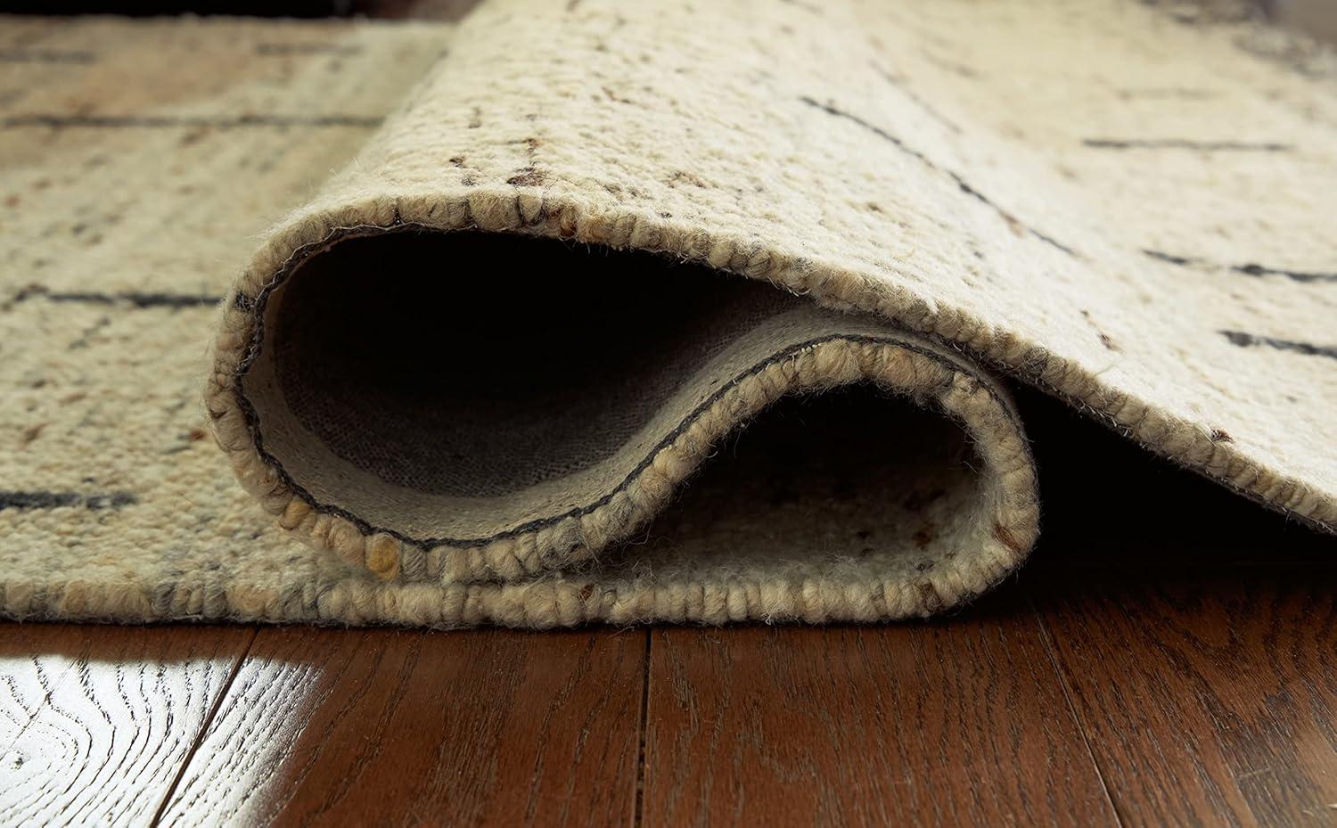 Signature Design by Ashley Mortis Casual 5x7 Area Rug, Light Brown & Black