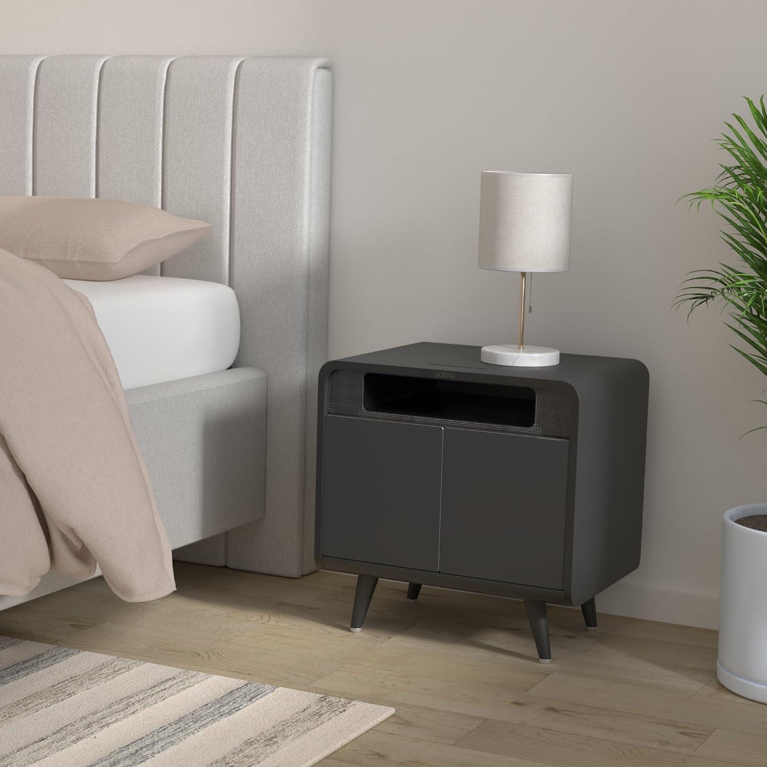 Sobro Smart End Table with Built-In Outlets