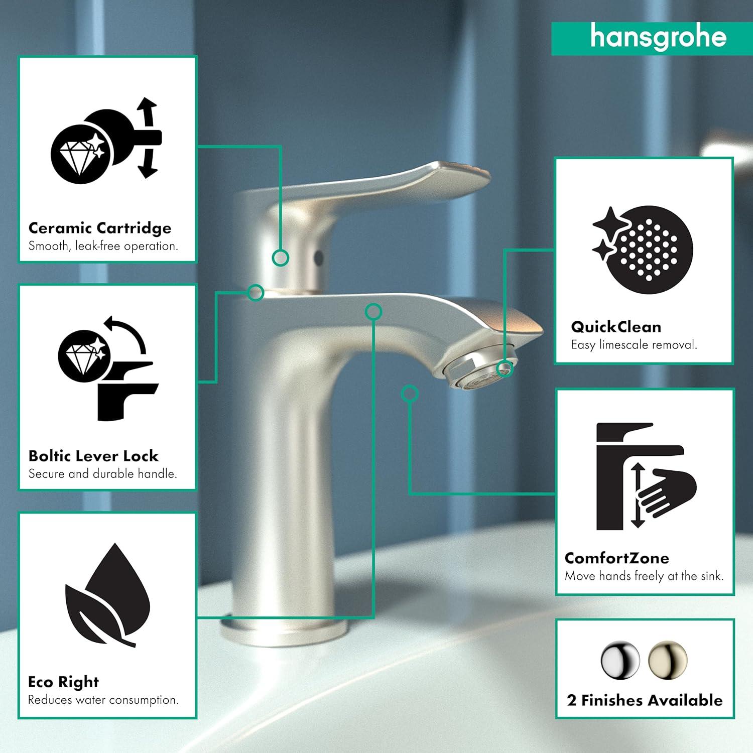 Metris Single Hole Bathroom Faucet