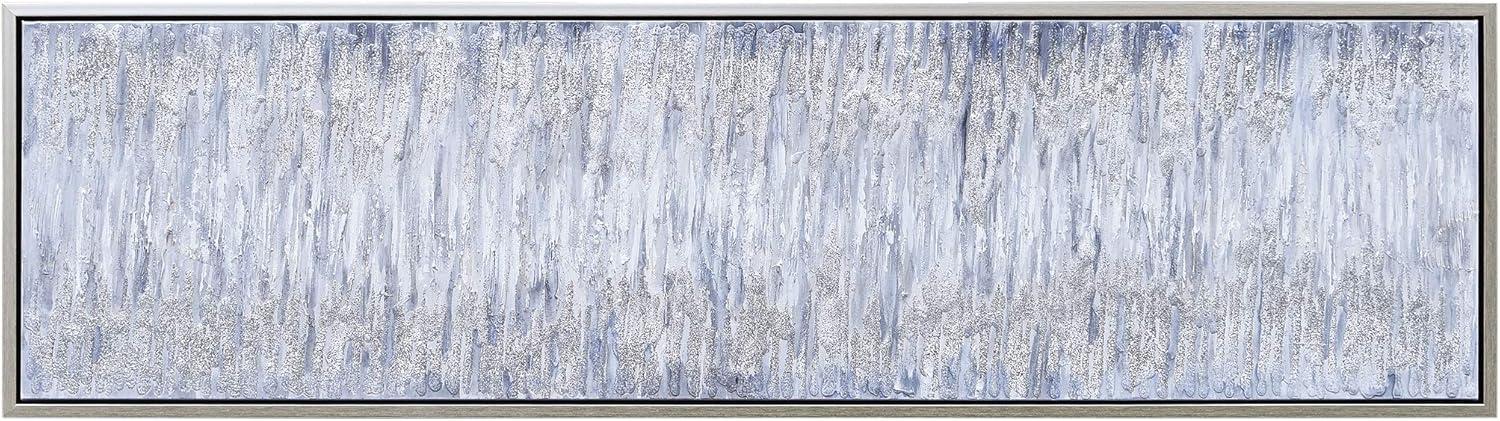 Empire Art Direct Gray Field Textured Metallic Hand Painted Wall Art, 20" x 72" x 1.5", Ready to Hang