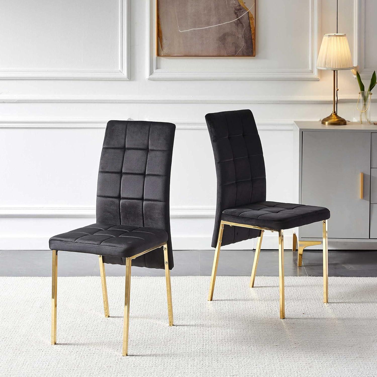 Brooklyn Velvet High Back Side Chair