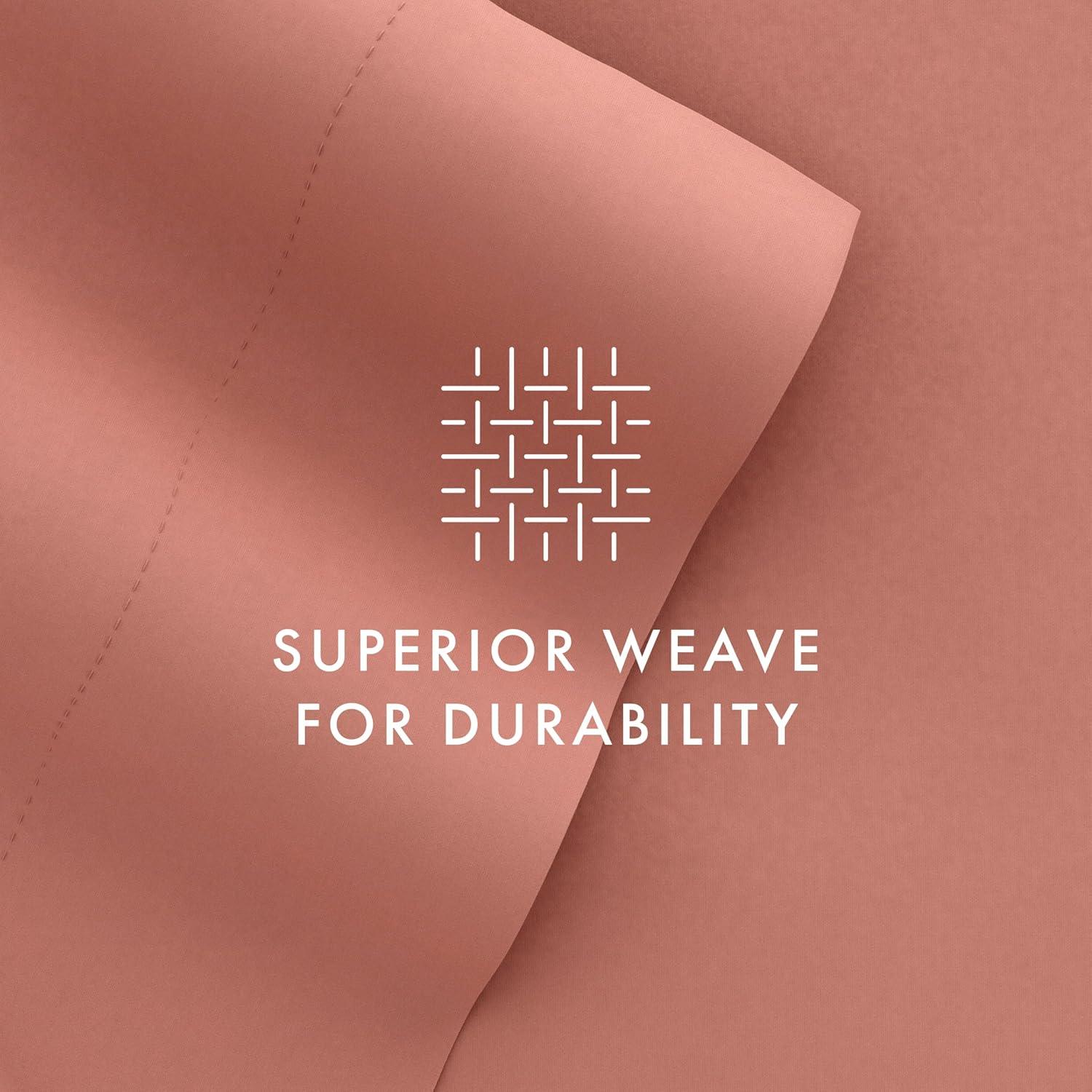 Simply Soft Brushed Microfiber Solid 6 Piece Sheet Set