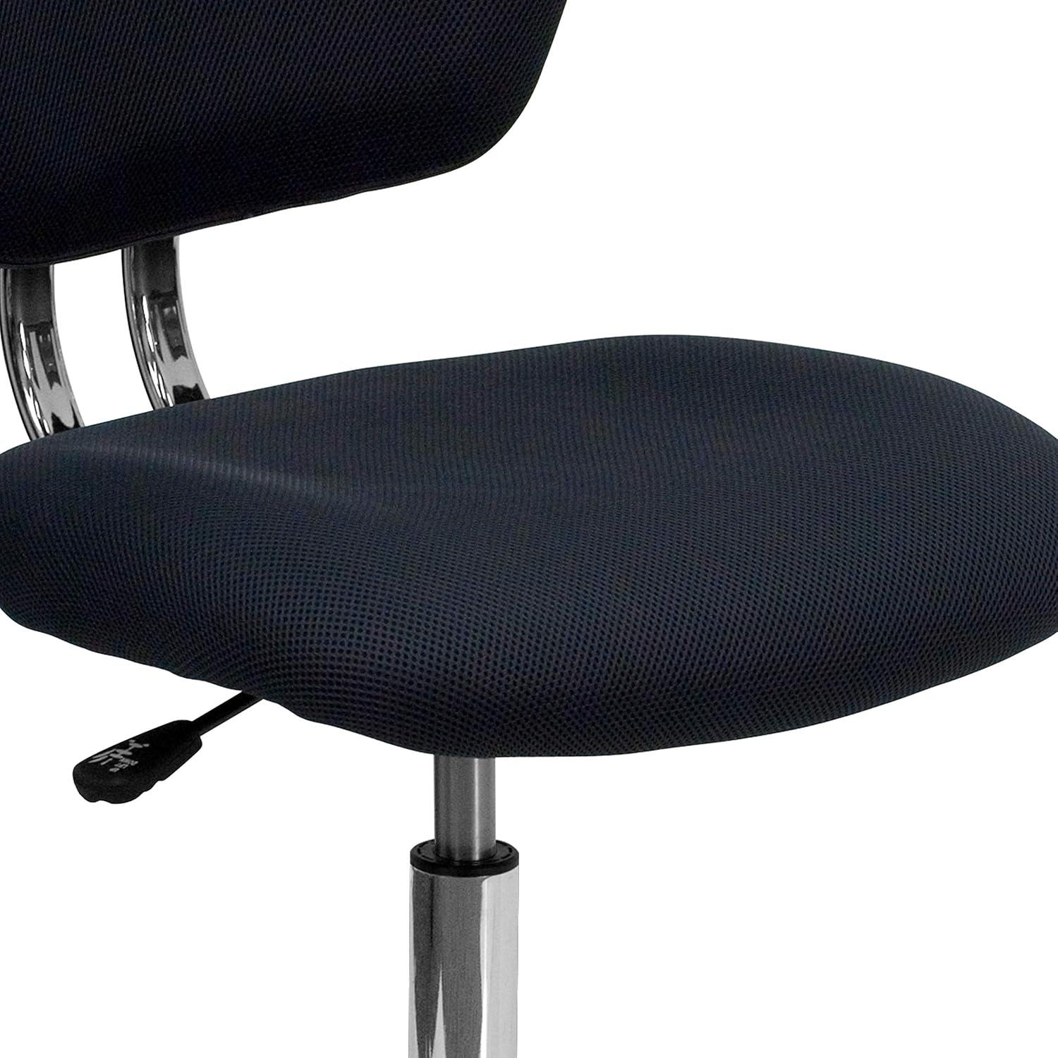 Flash Furniture Beverly Mid-Back Swivel Mesh Office Chair with Padded Seat by Flash Furniture (Set of 2)