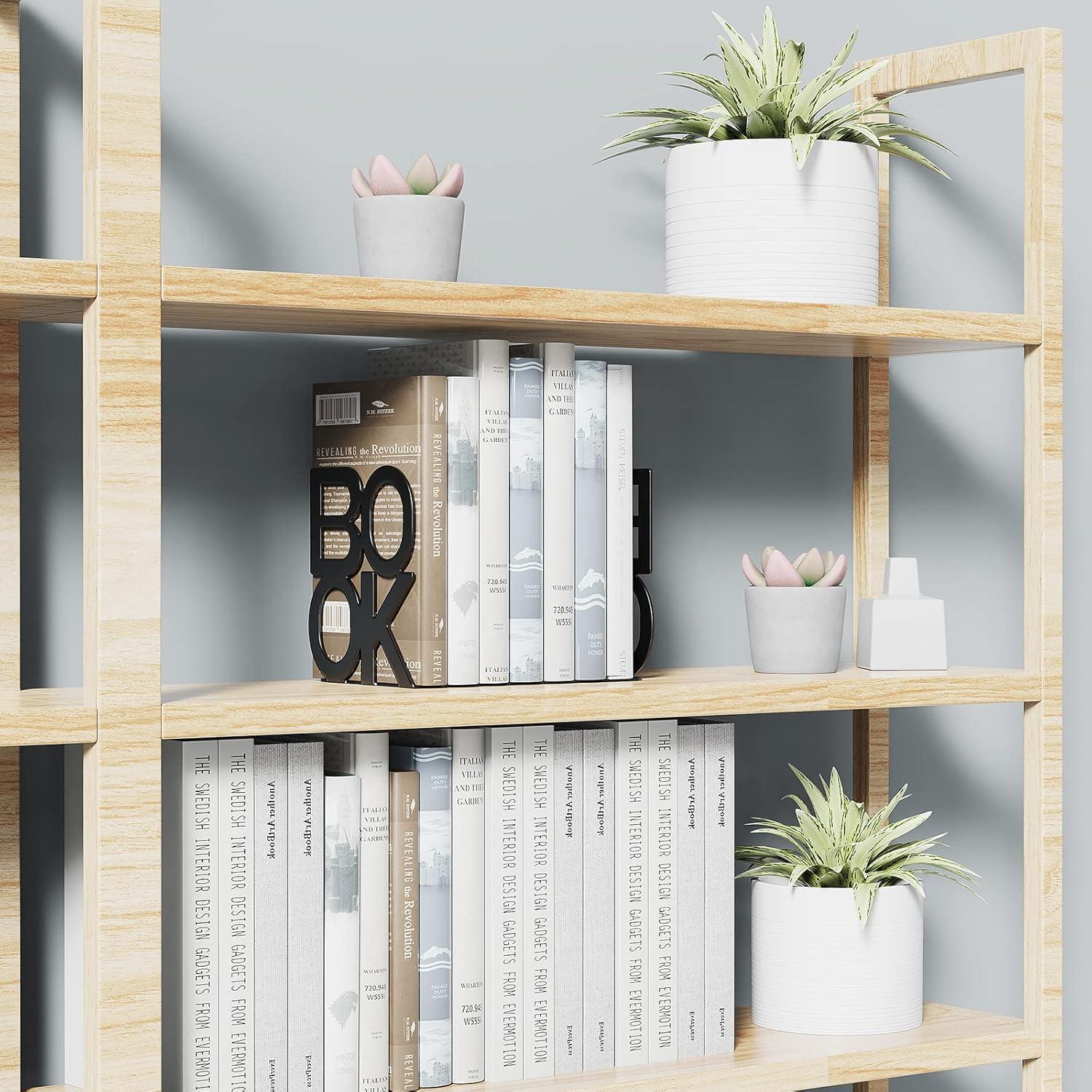 Book Ends,BookEnds Supports for Bookrack Desk,Bookend are Used for Books, Unique Appearance Design,Heavy Duty