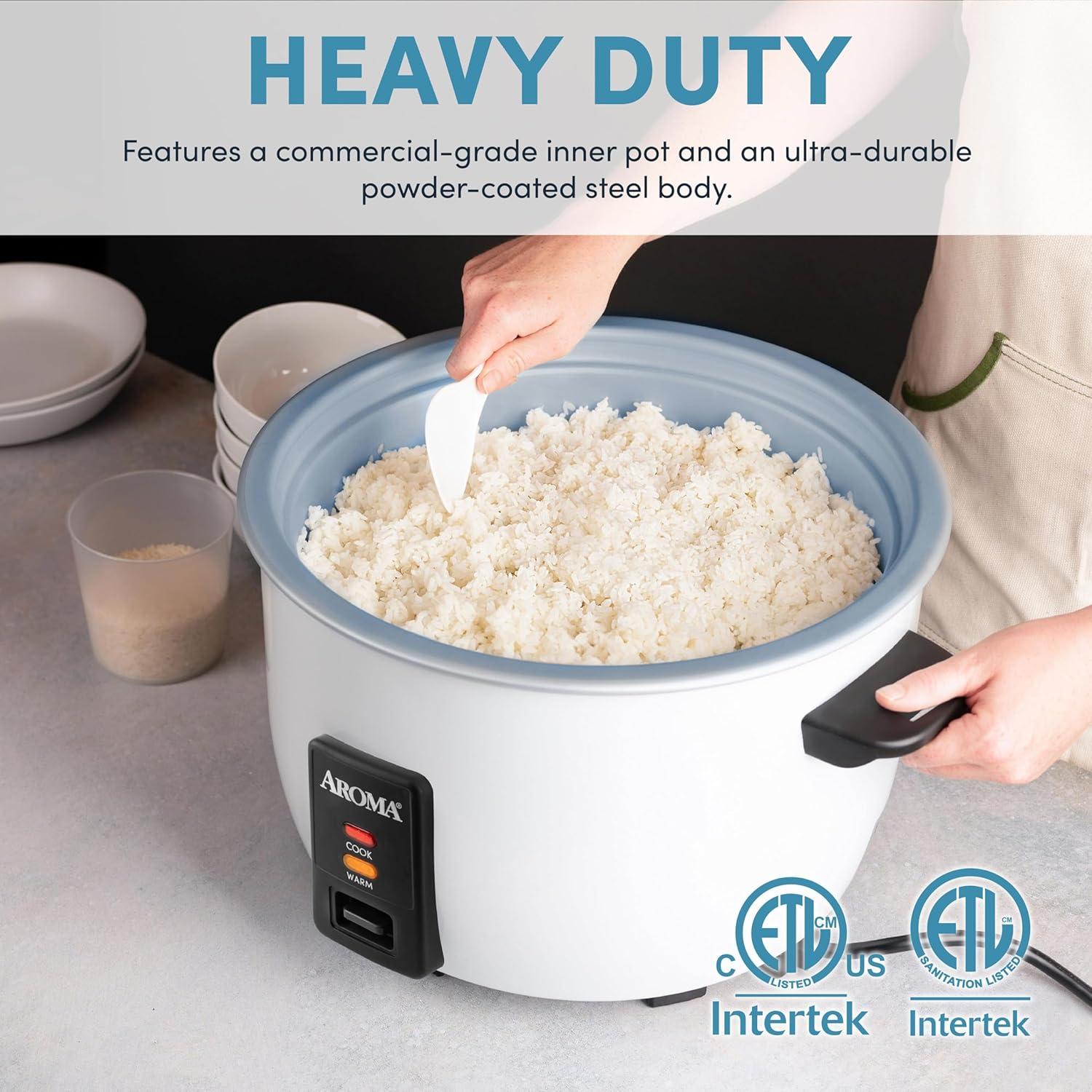 Aroma 40-Cup Commercial Rice Cooker And Warmer