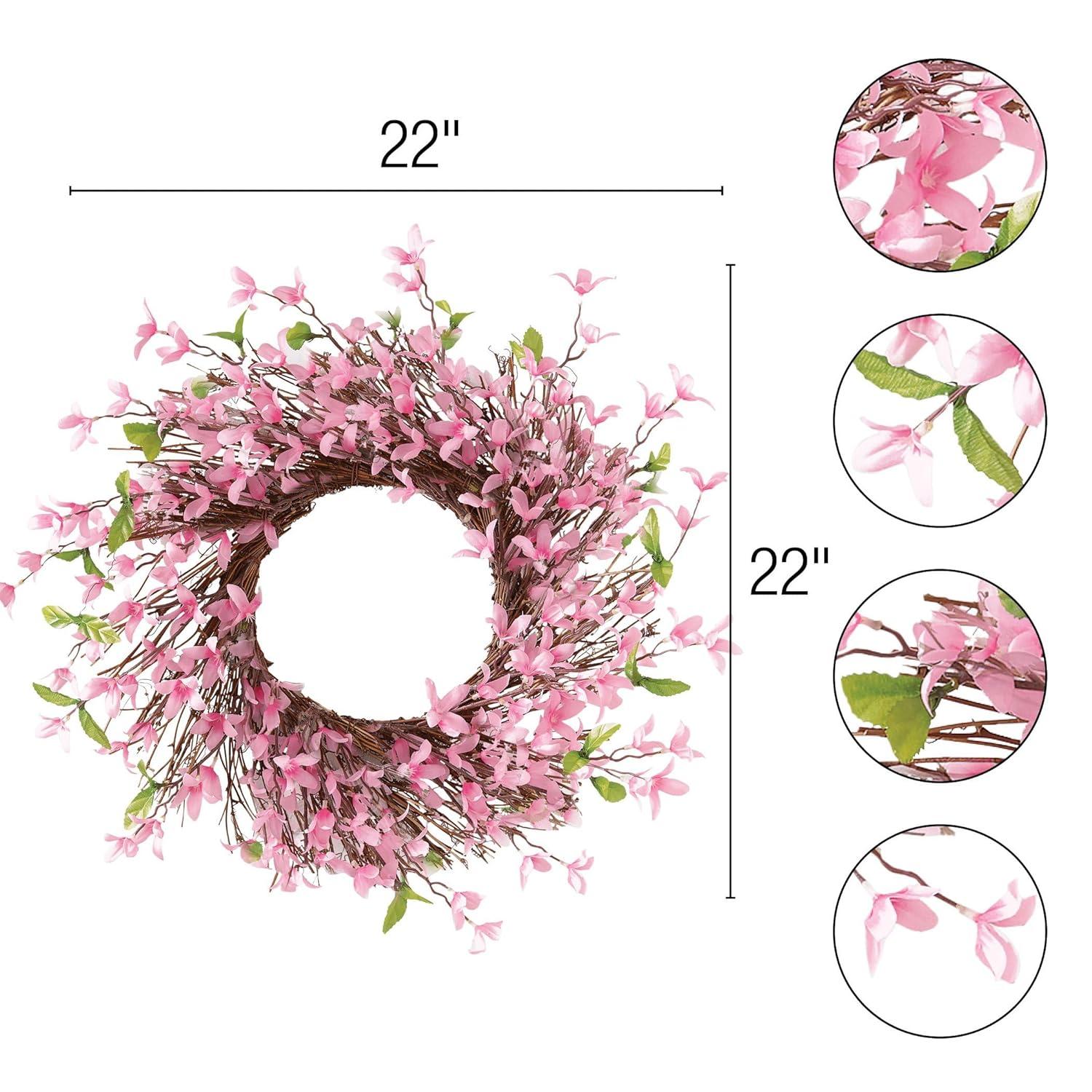 Primrue Faux 22'' Wreath