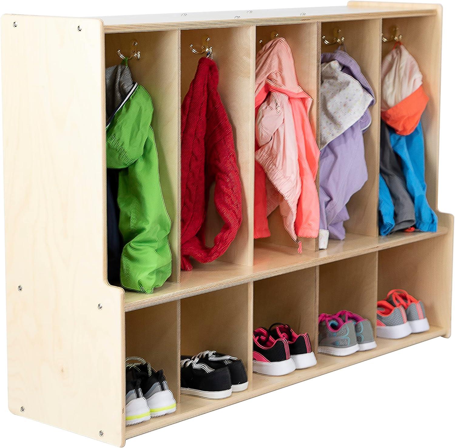 Solid Wood 2 - Tier 47'' School Locker