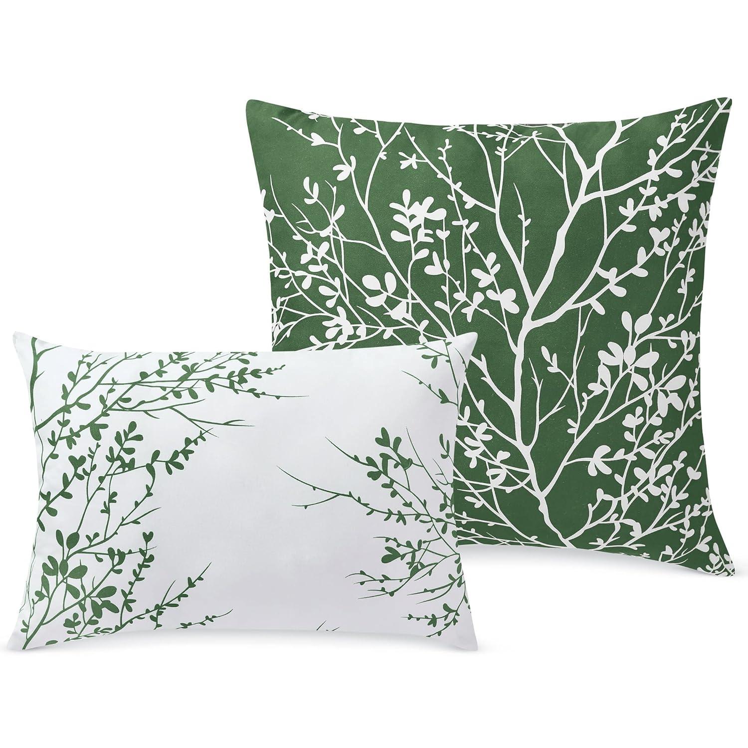 Spirit Linen 6-Piece Foliage Reversible Comforter Set
