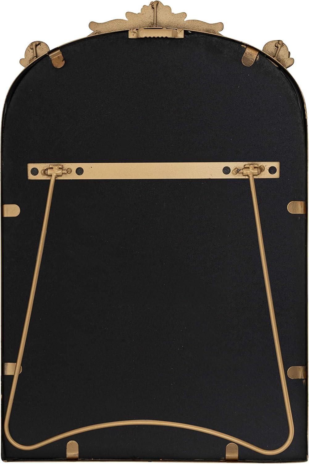 Kate and Laurel Arendahl Glam Table Mirror, 12 x 18, Gold, Traditional Chic Mirror for Wall