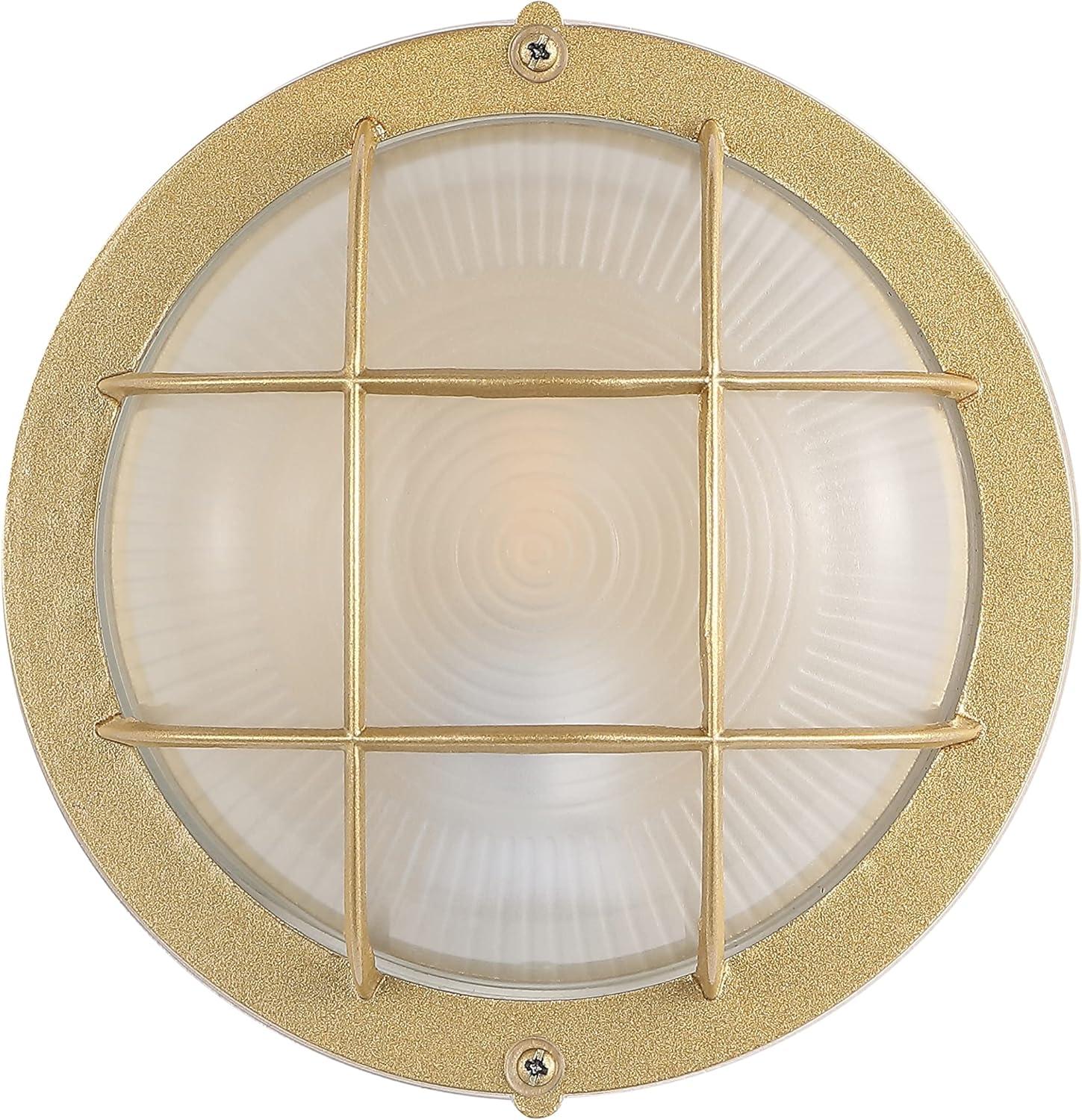 Elson Outdoor Wall Sconce Lights (Set of 2) - Gold - Safavieh.