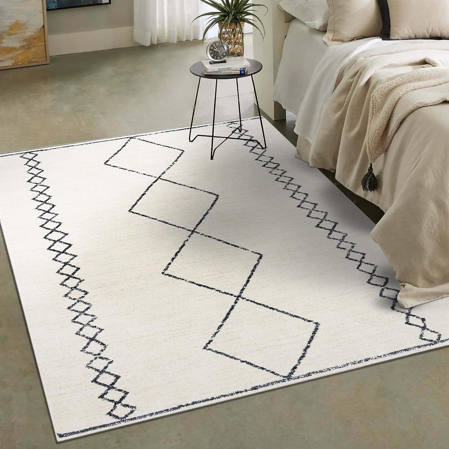 Luxe Weavers Moroccan Geometric Area Rug