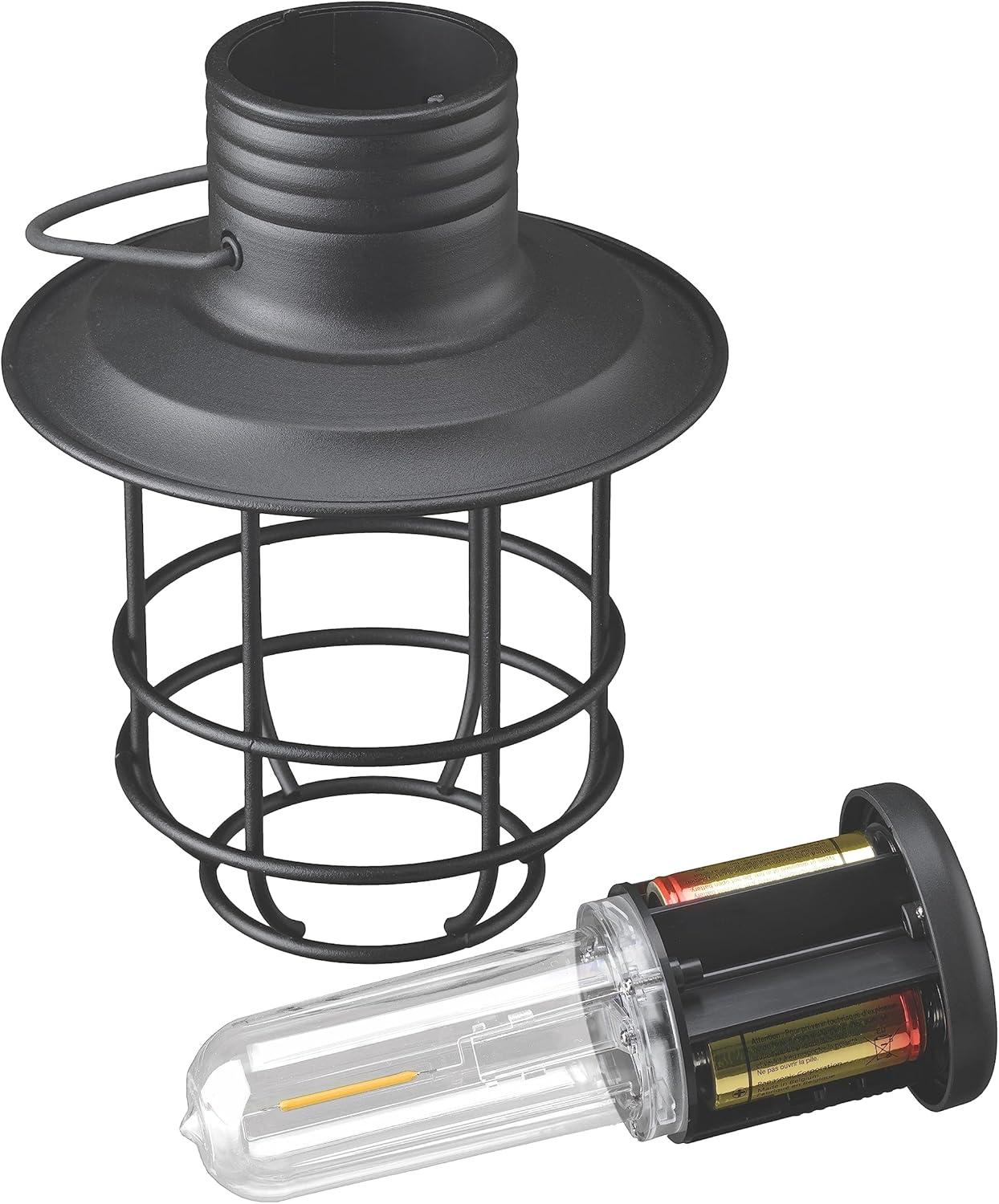 9'' Battery Powered Integrated LED Outdoor Lantern