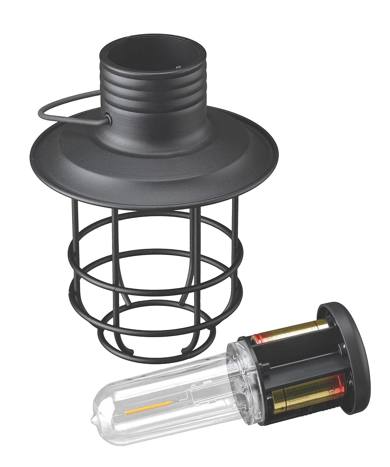 9'' Battery Powered Integrated LED Outdoor Lantern
