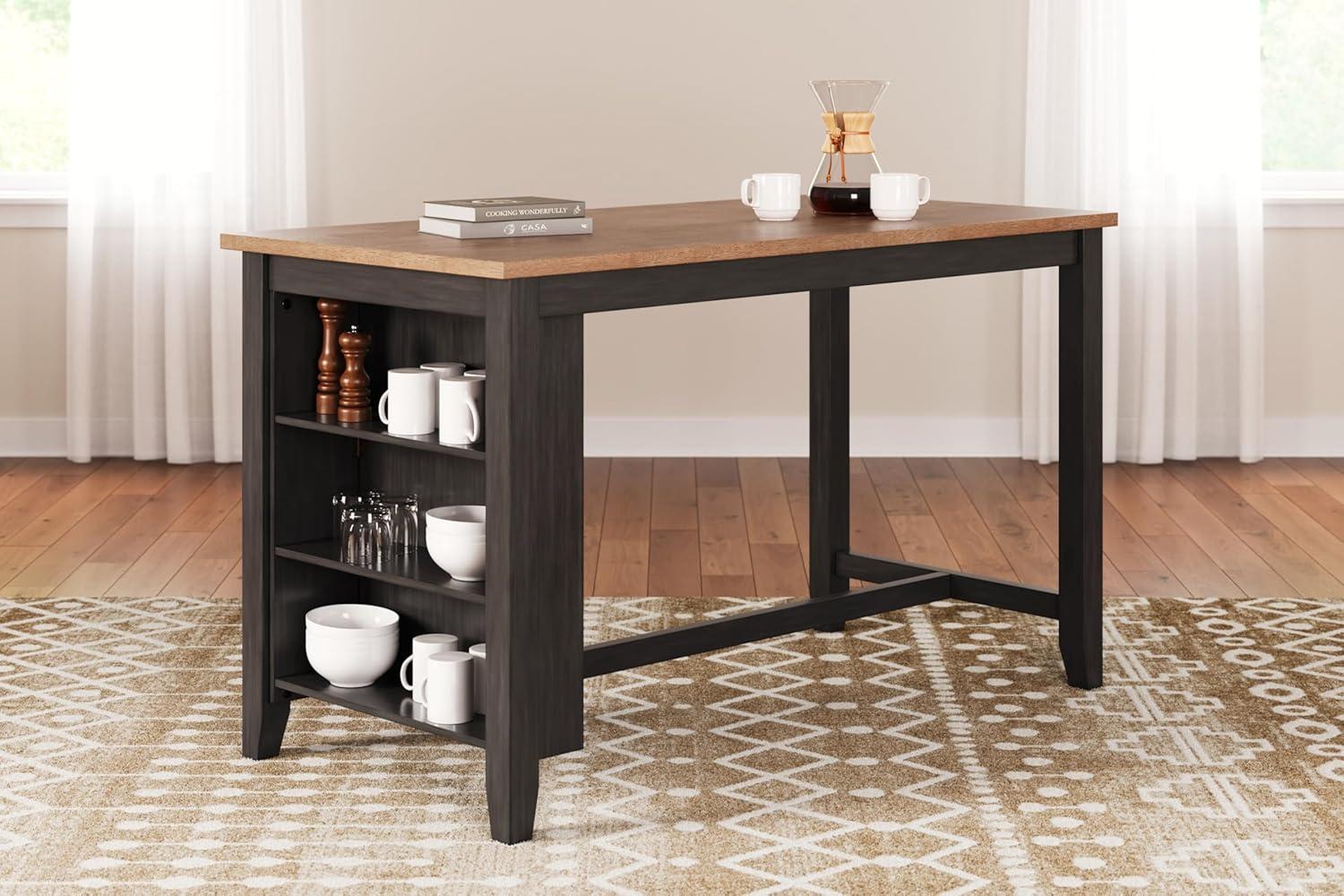 Signature Design by Ashley Gesthaven Counter Height Dining Table with Butcher Block Top