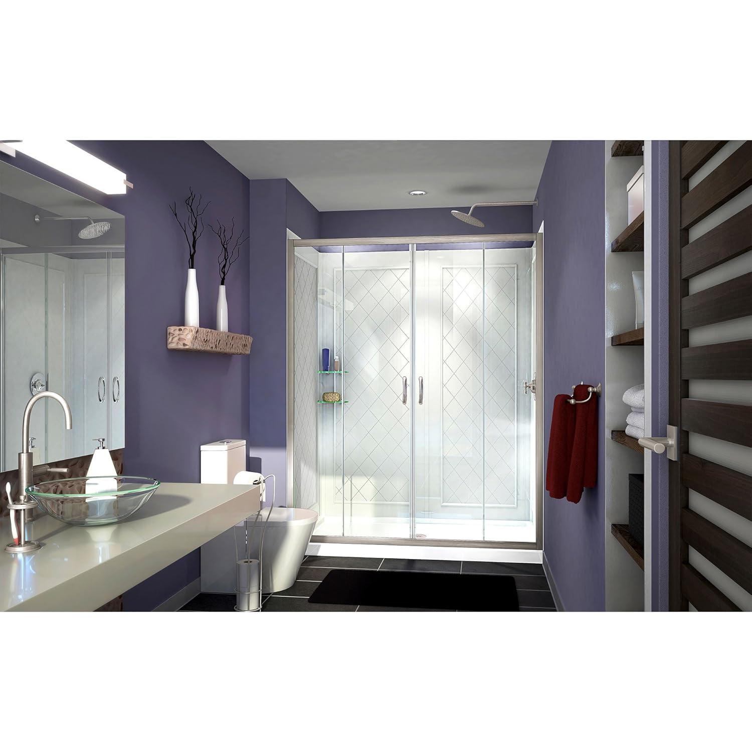 Visions 60" x 36" x 76.75" Frameless Shower Enclosures