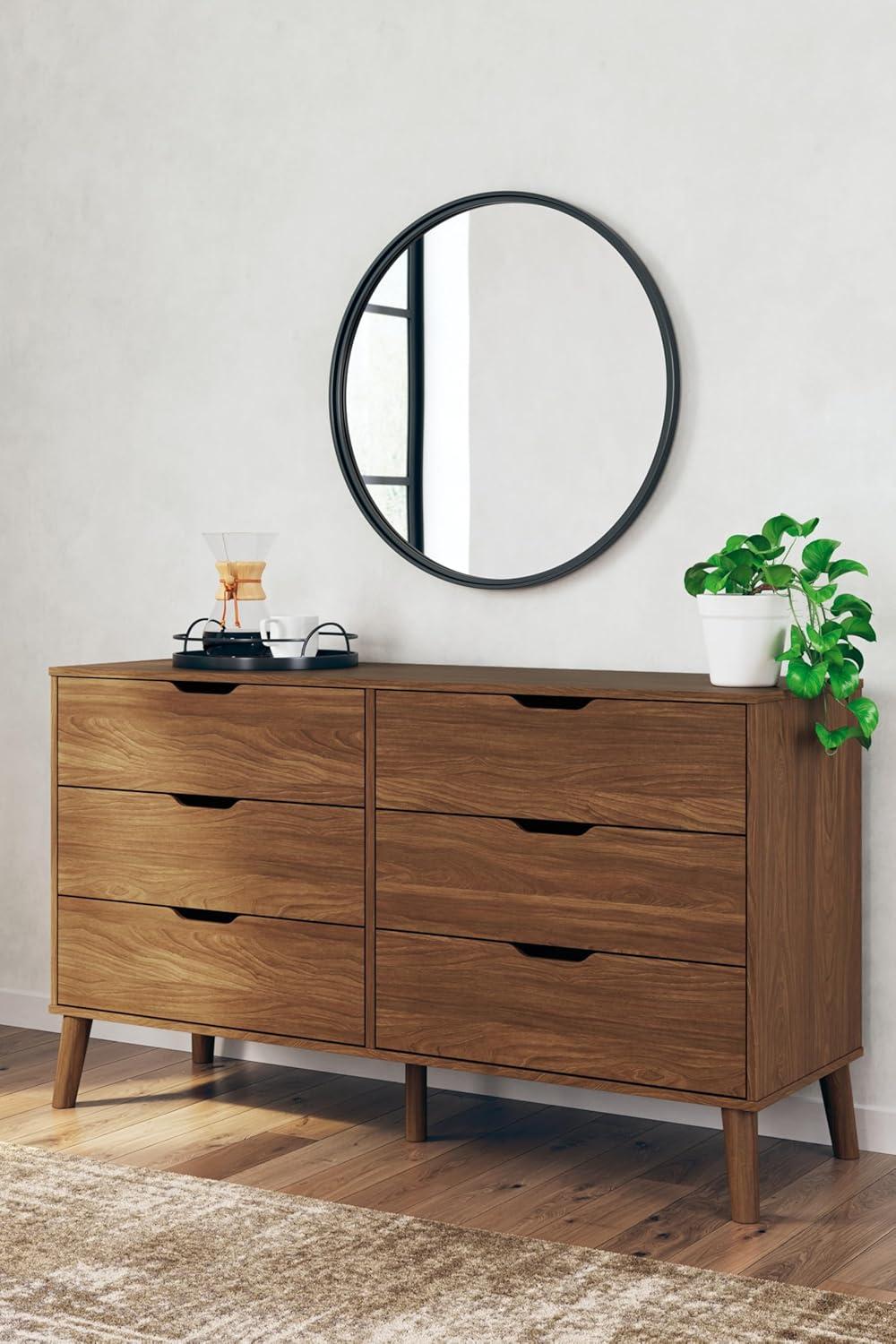 Signature Design by Ashley Fordmont 6 Drawer Dresser, Auburn