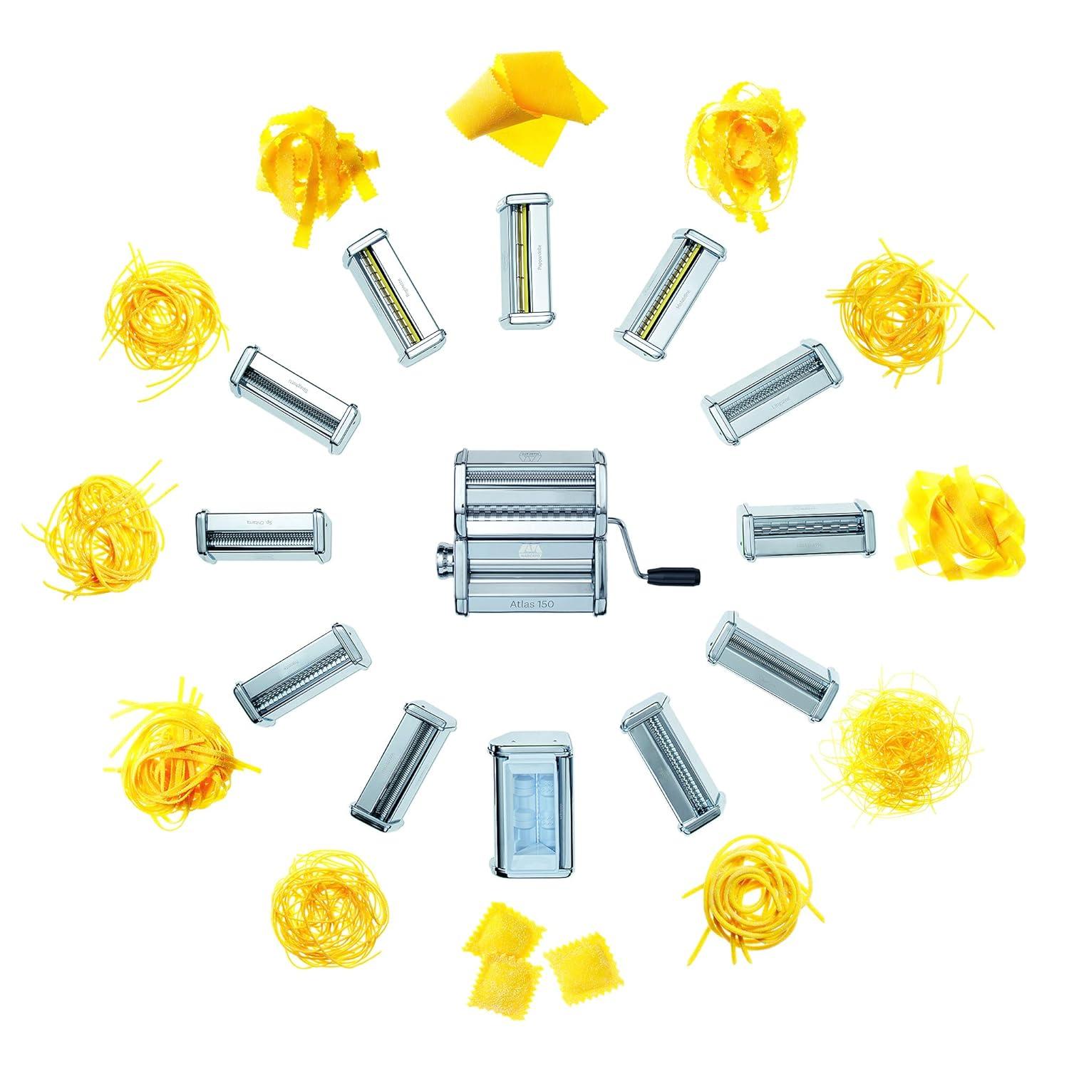 Marcato Spaghetti Attachment, Works with Atlas 150 Pasta Machine