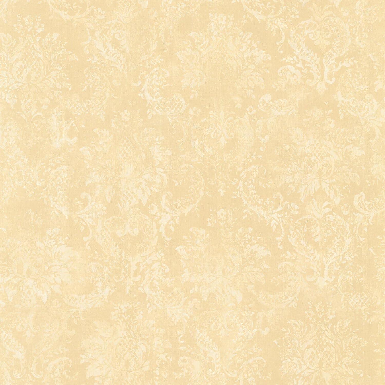 Norwall MP18708wallpaperCanvas Damask Wallpaper Prepasted Wallpaper