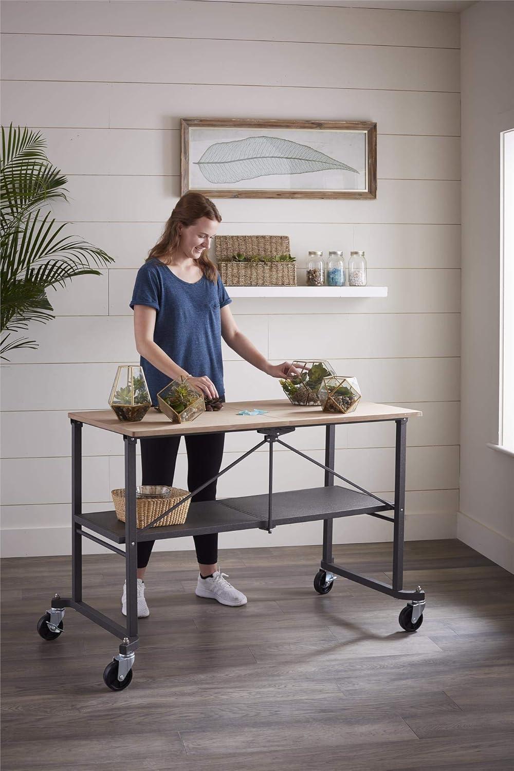 COSCO SmartFold Portable Workbench / Folding Utility Table (Steel)