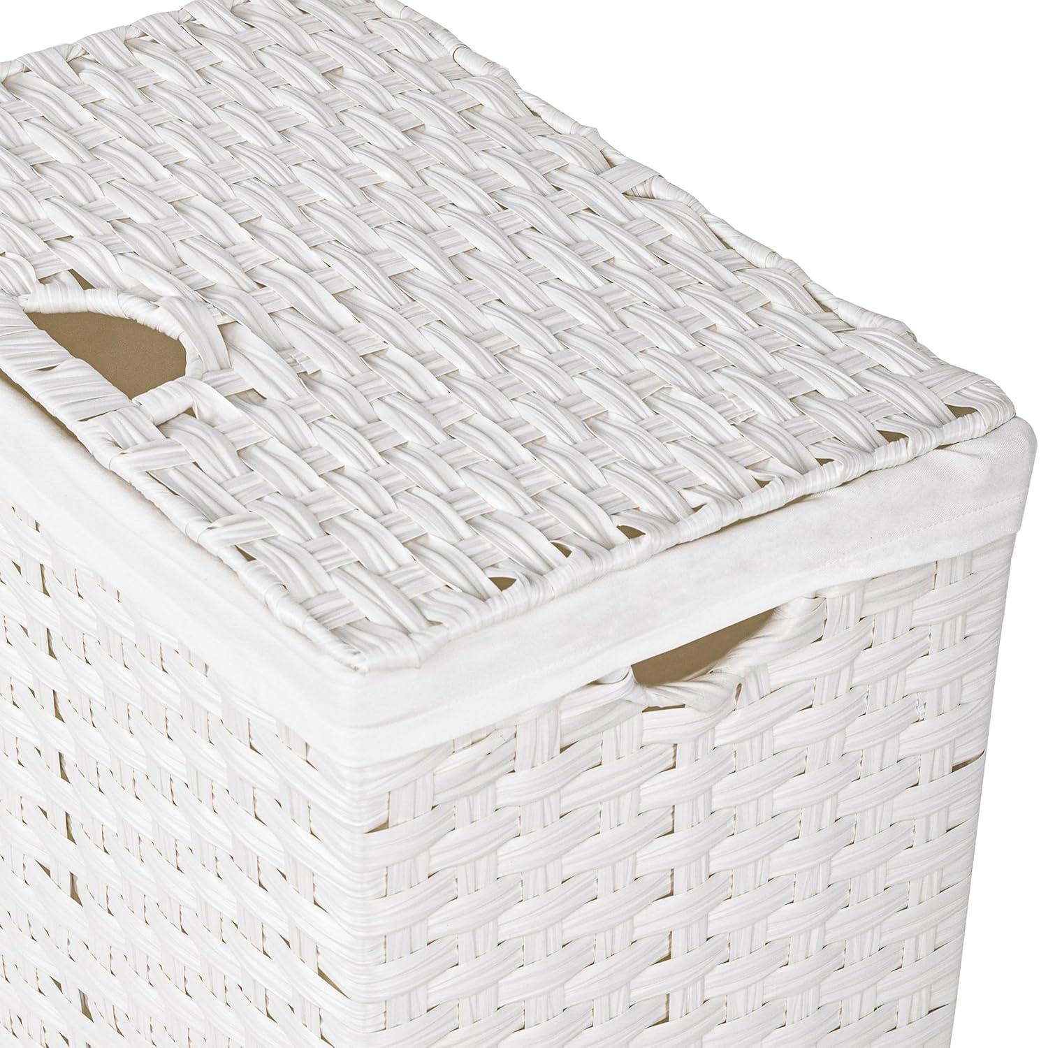 Handwoven Rectangle Laundry Hamper