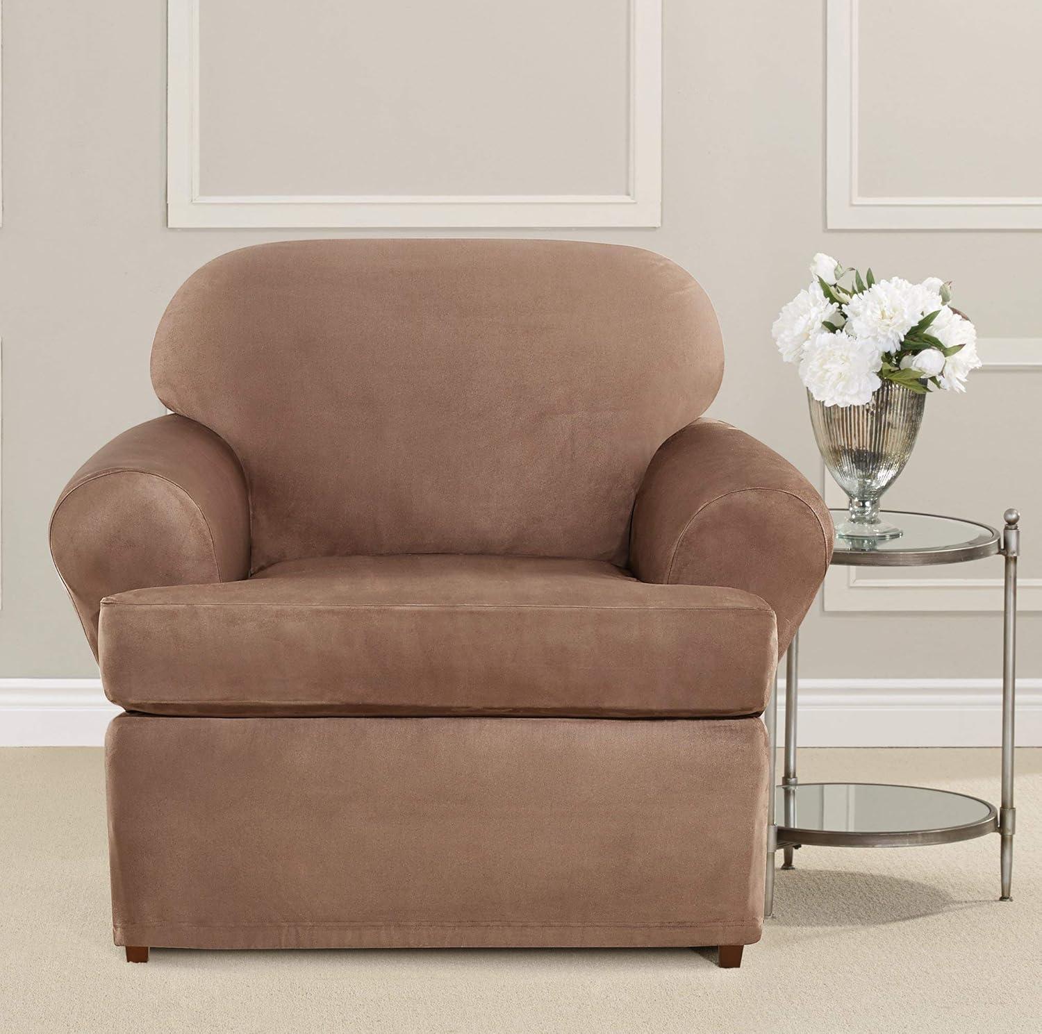 Sure Fit T-Cushion Armchair Slipcover